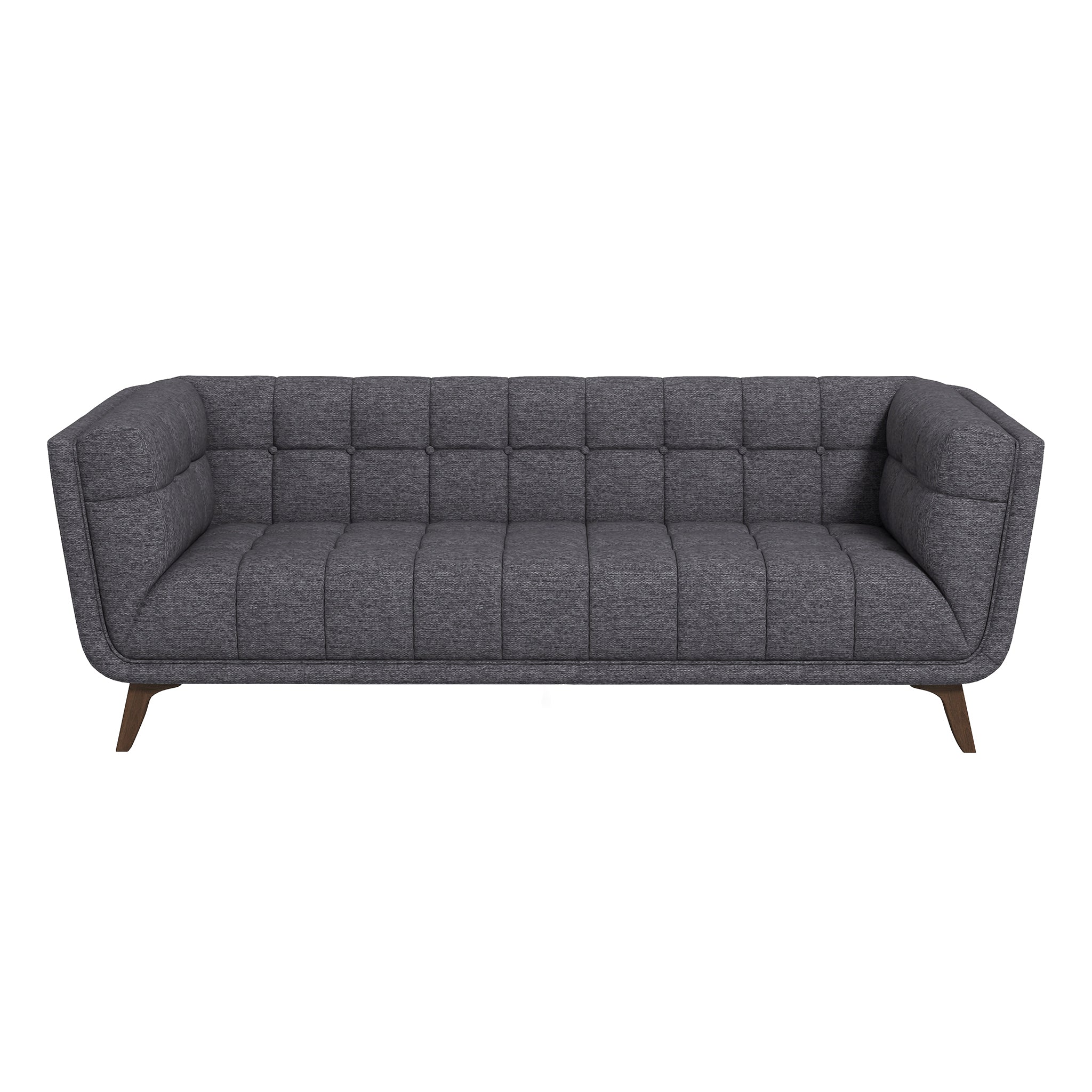 Addison Large Seaside Gray Fabric Sofa