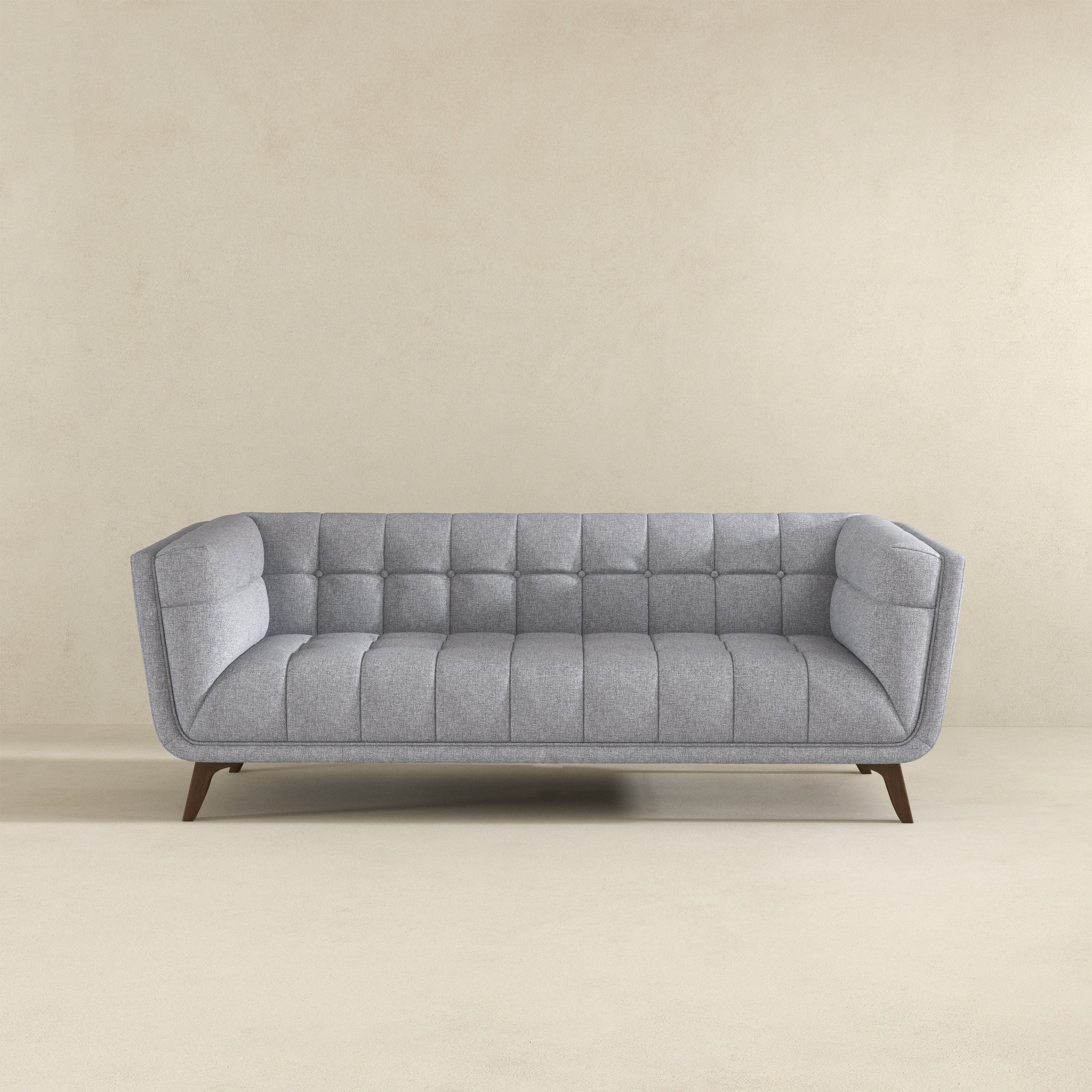 Addison Large Light Gray Fabric Sofa