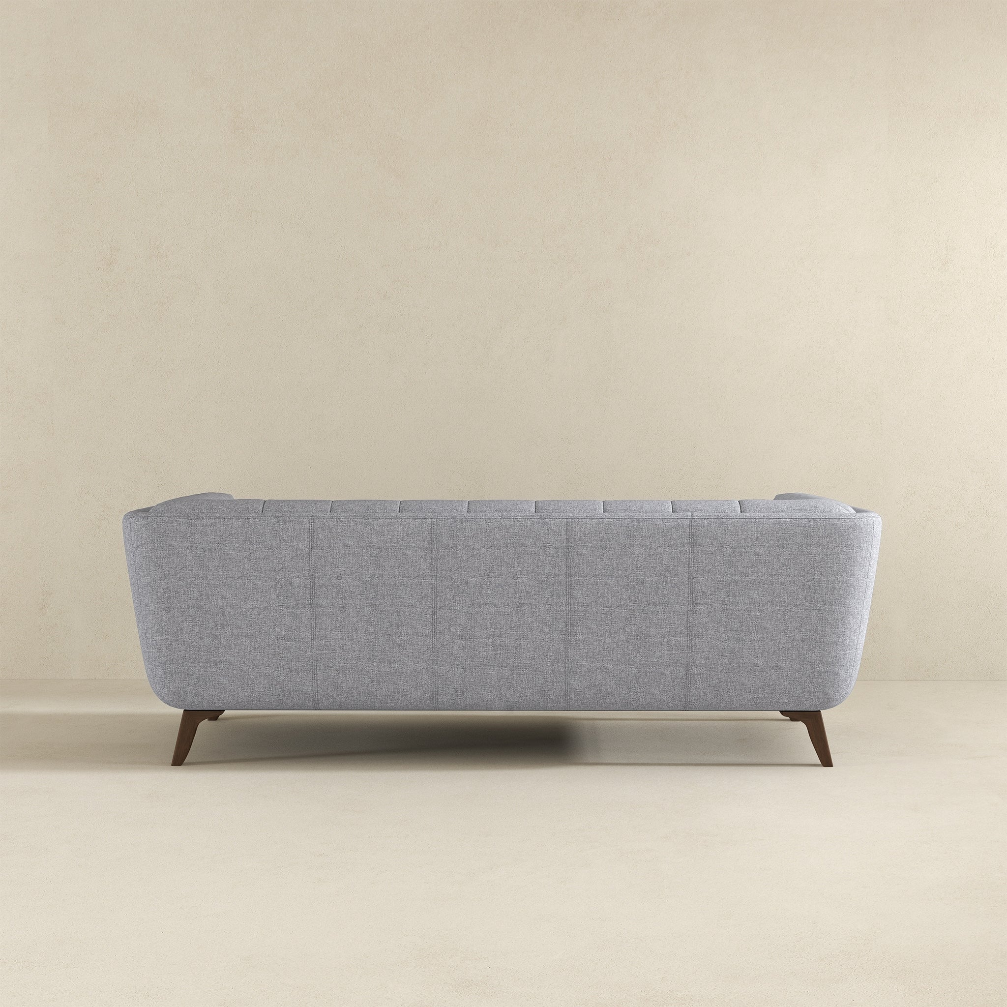 Addison Large Light Gray Fabric Sofa