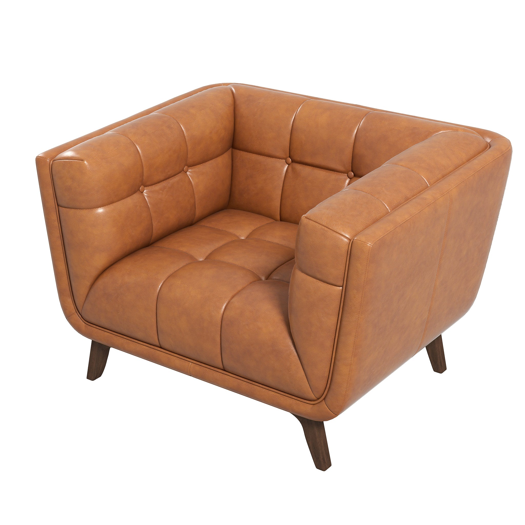 Addison Lounge Chair (Cognac Leather)