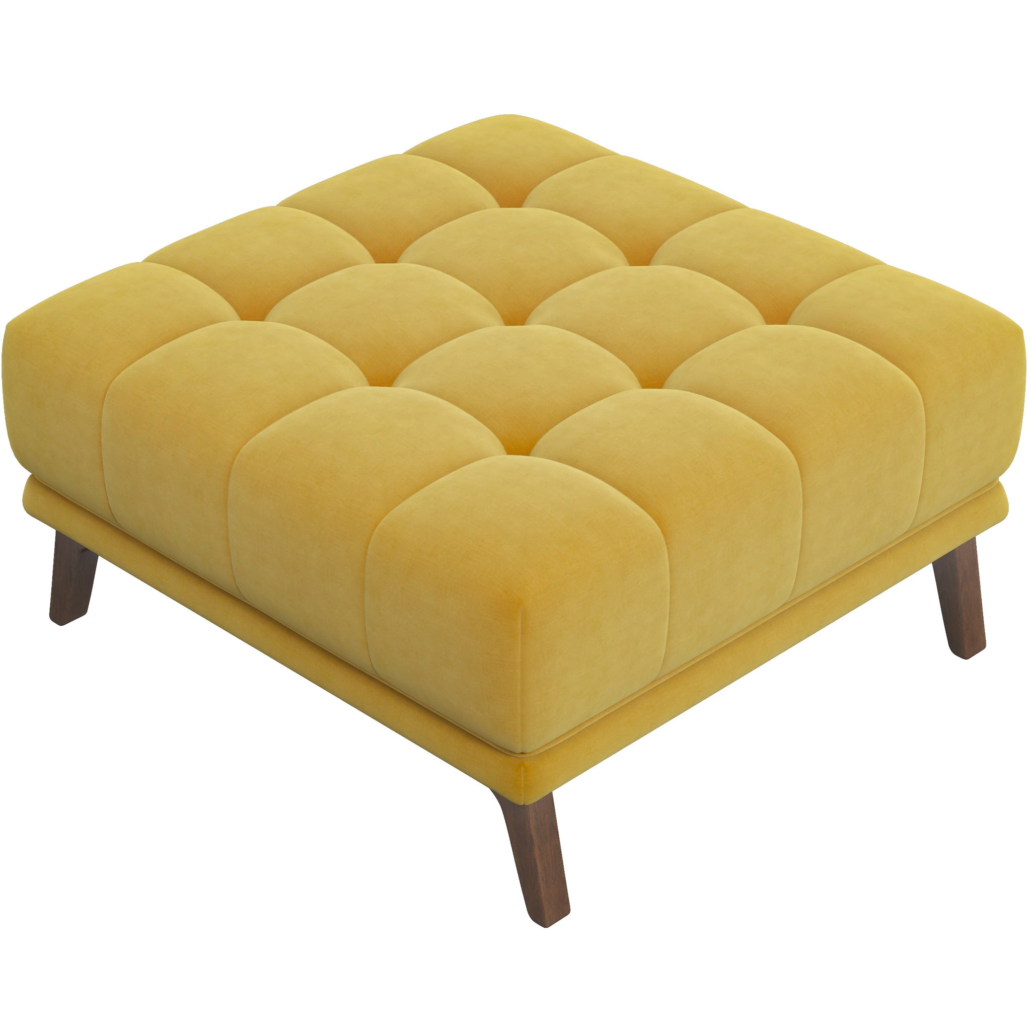 #Color_Yellow Addison Square Upholstered Ottoman