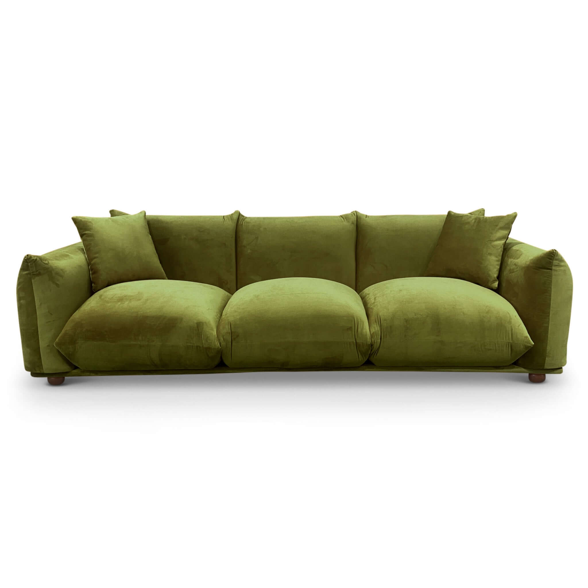 Arlo Olive Green Velvet Sofa