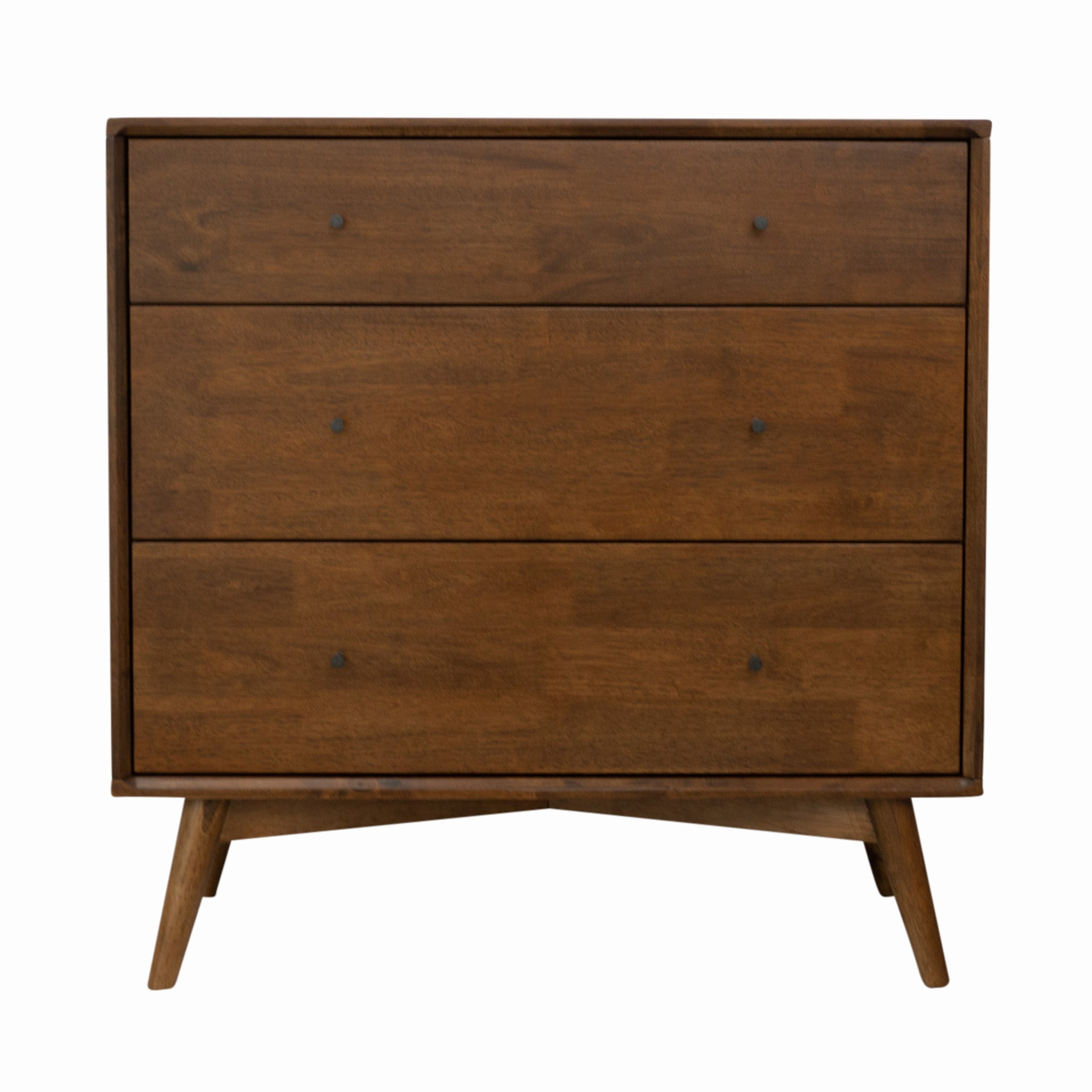 Caroline Mid Century Modern Solid Wood Dresser 3-Drawer