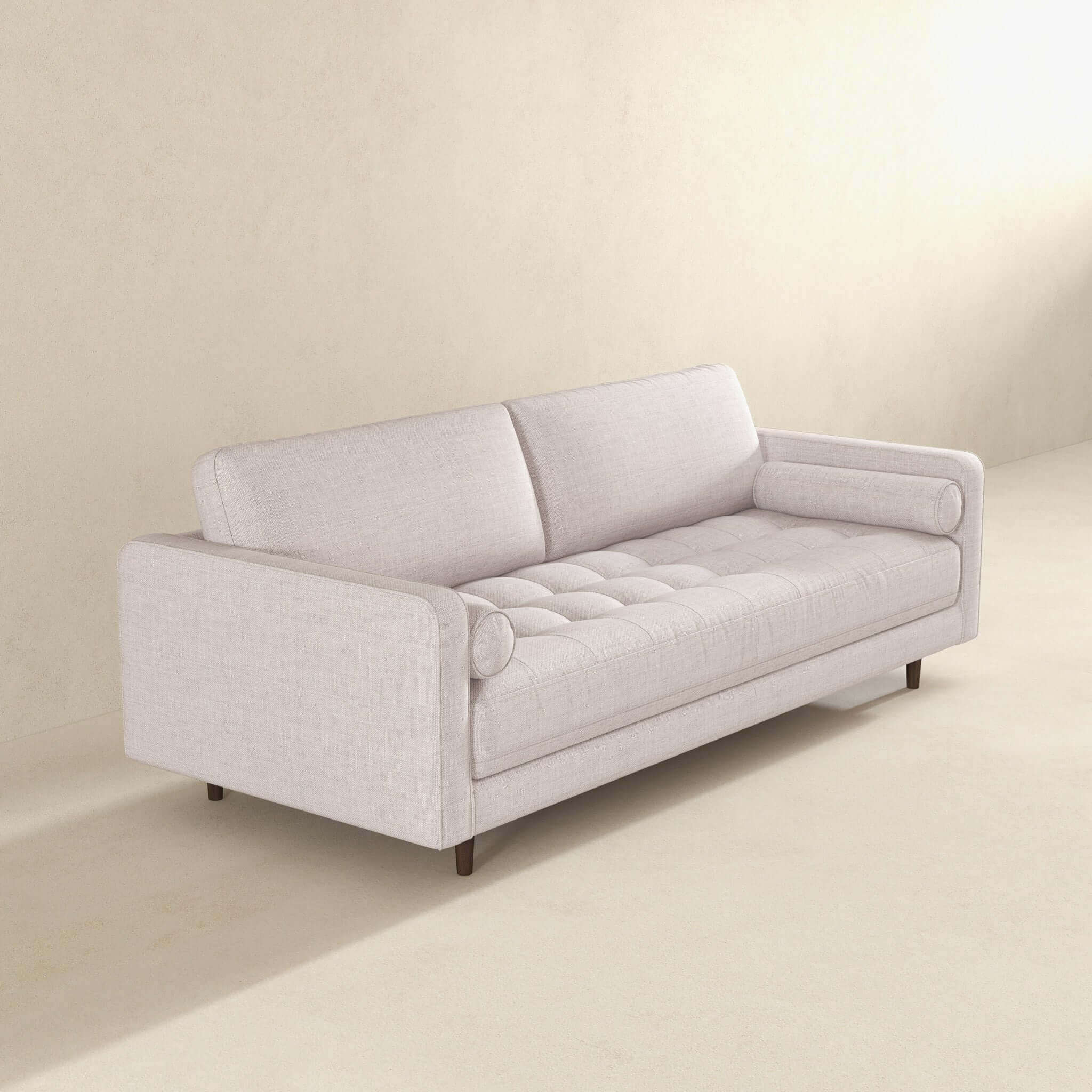 Anthony  Beige Linen Sofa