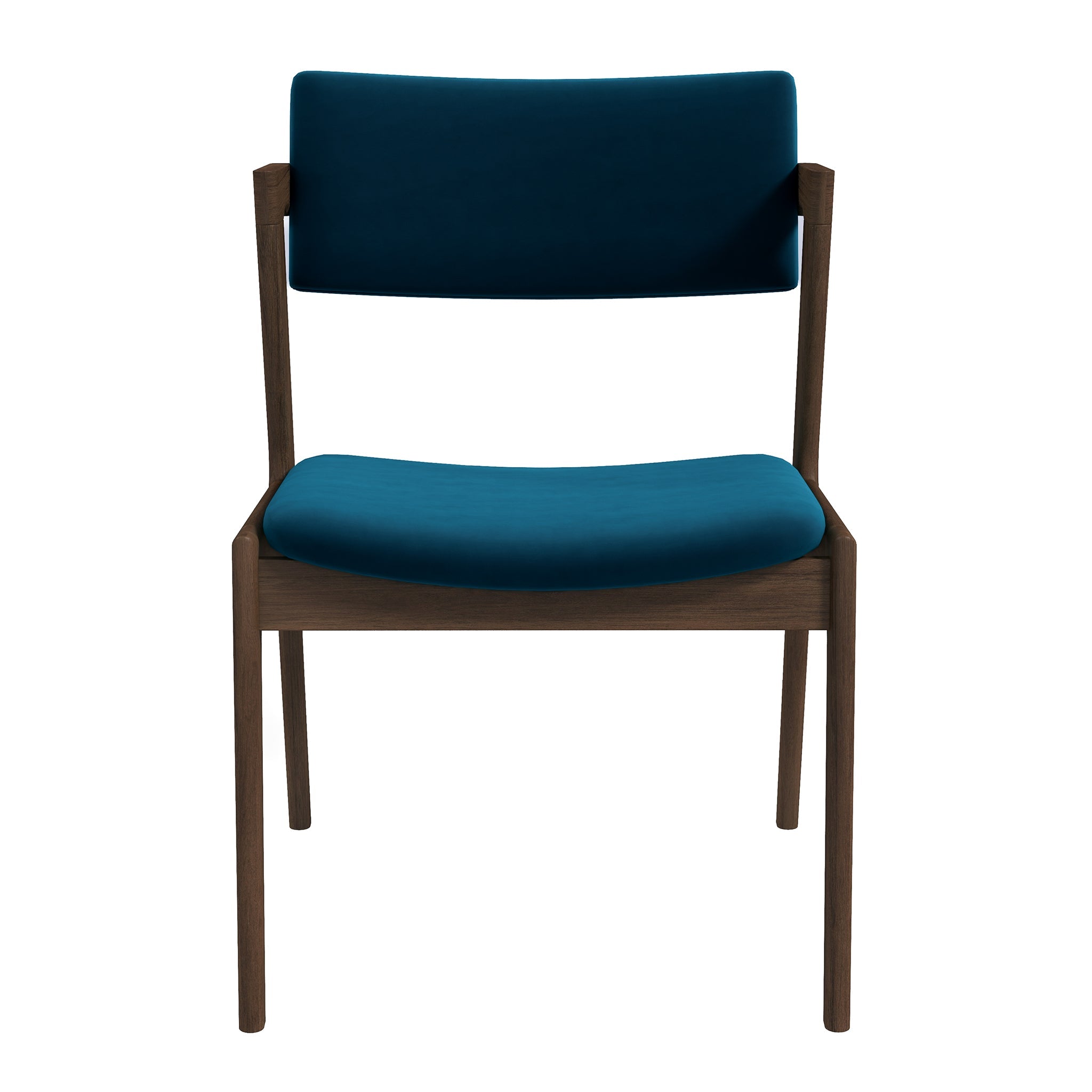 Edwin Teal Velvet Dining Chair (Set Of 2)