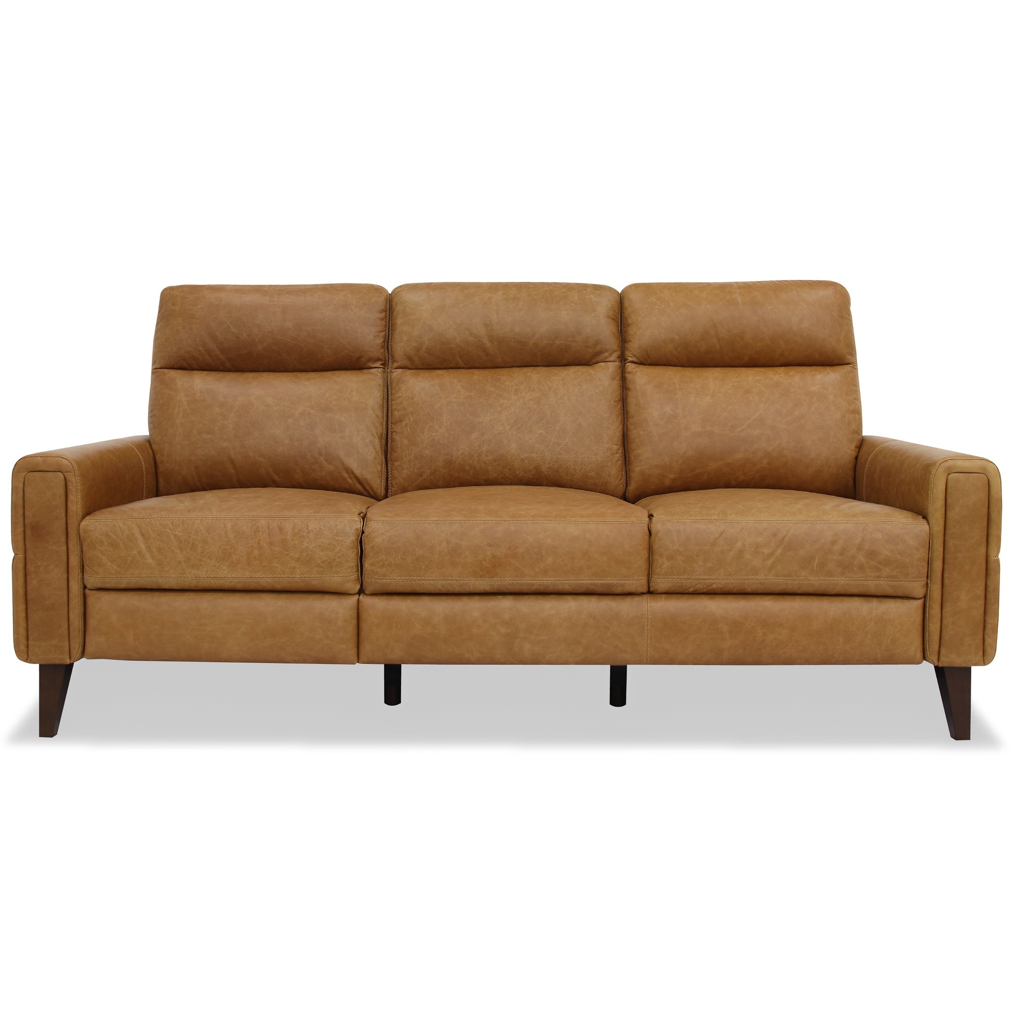 Elliot Incliner Sofa Left - Waxy Tan Leather