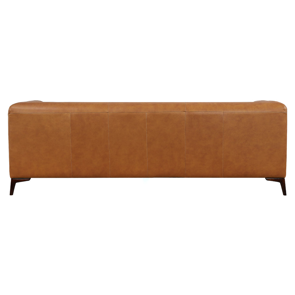 Fargo Tan Leather Sofa