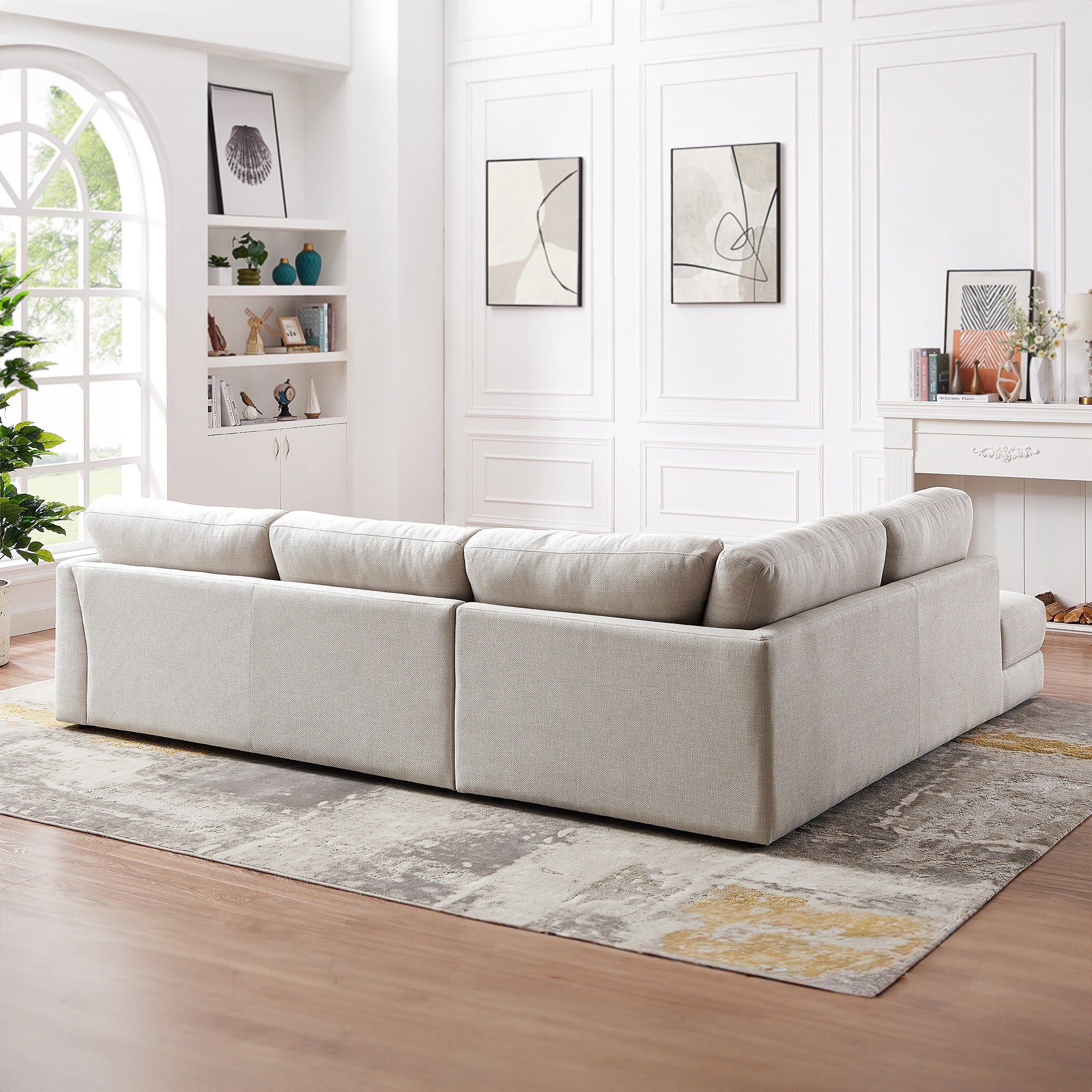 Glander  Cozy Sectional Sofa Left Facing