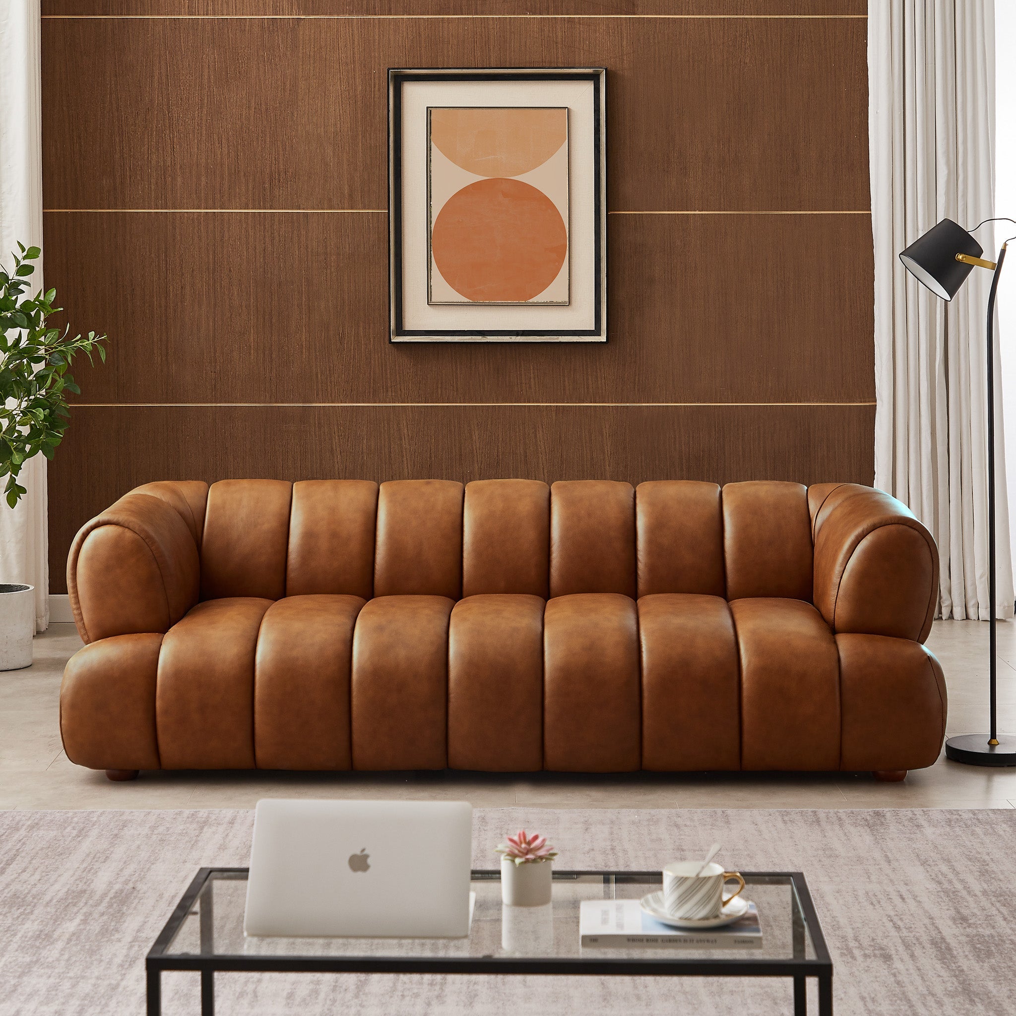 Jasmin  89.7'' Upholstered Sofa