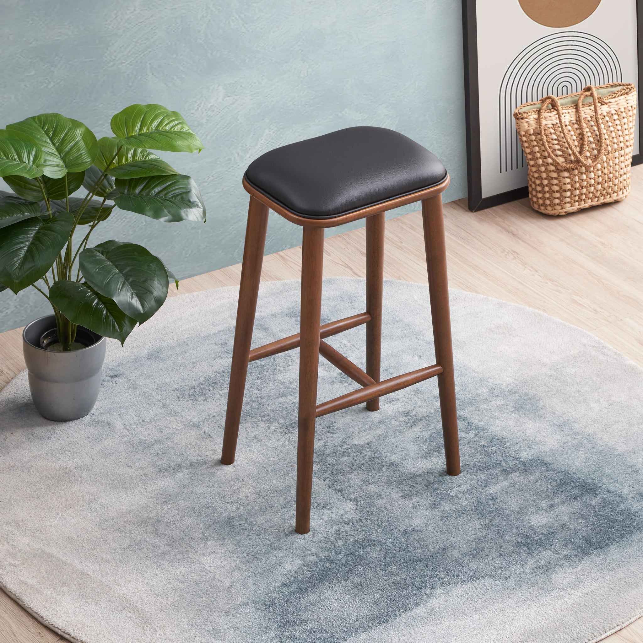 Jason  PU Leather Bar Stool