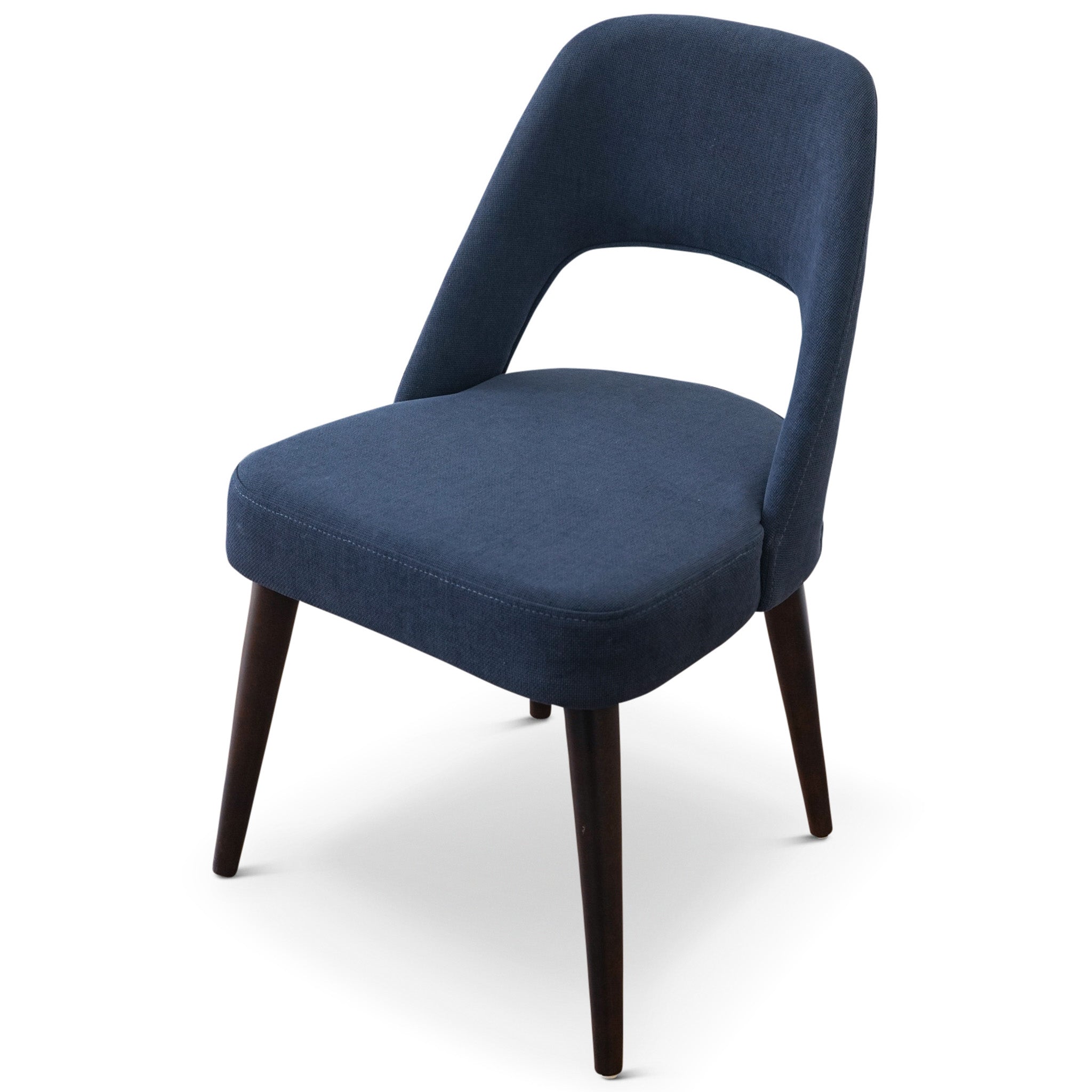 Juliana Mid Century Modern Blue Fabric Dining Chair (Set Of 2)