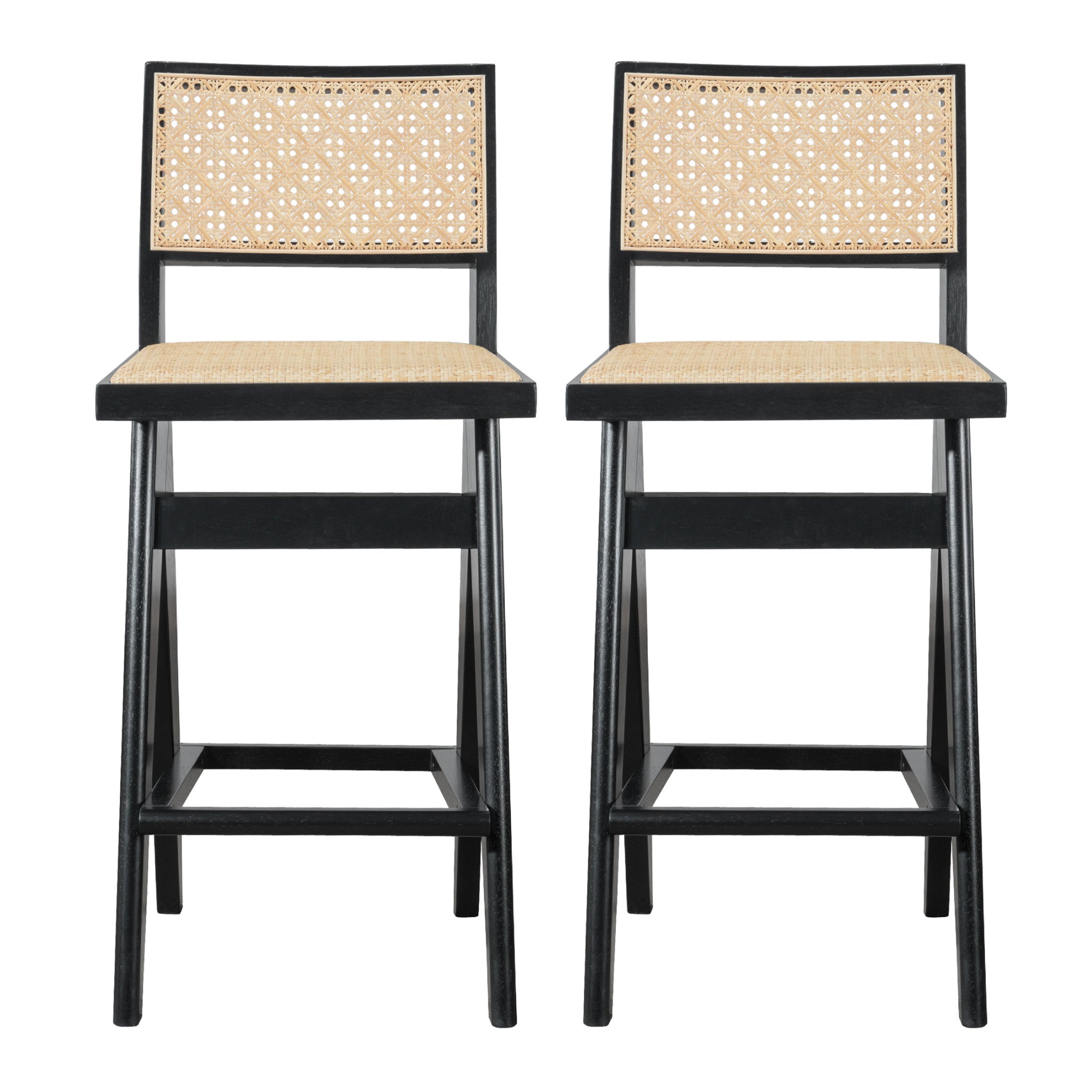 Keira Rattan Bar Stool (Set of 2)