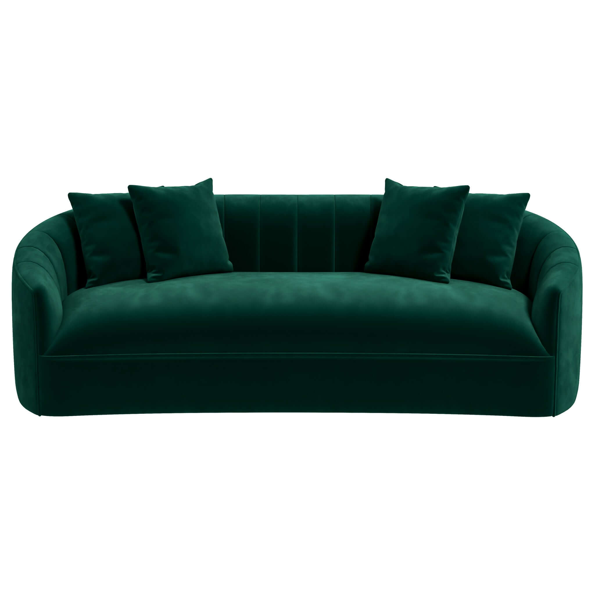 Kante  Green Velvet Sofa