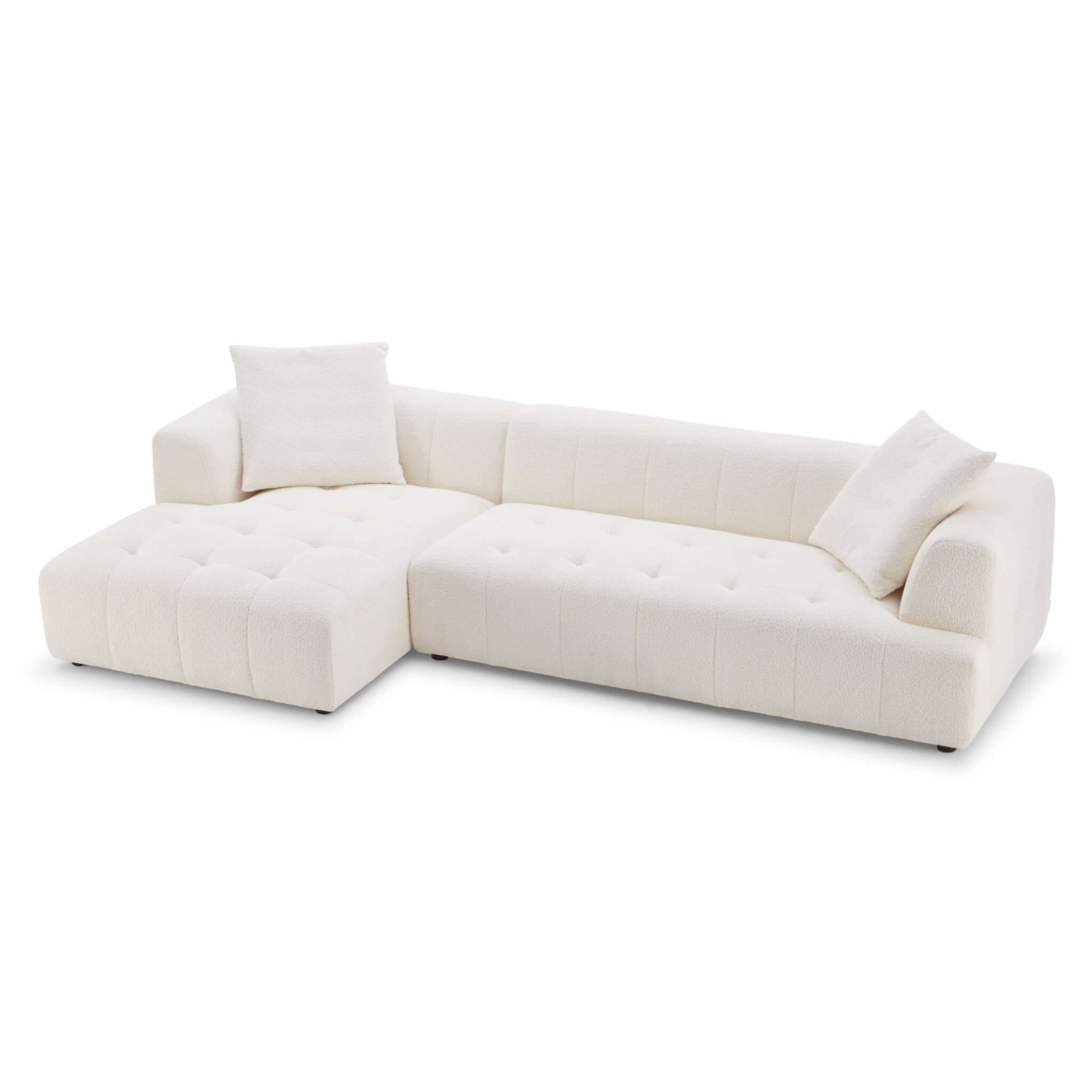 Kaynes  Boucle Sectional Sofa