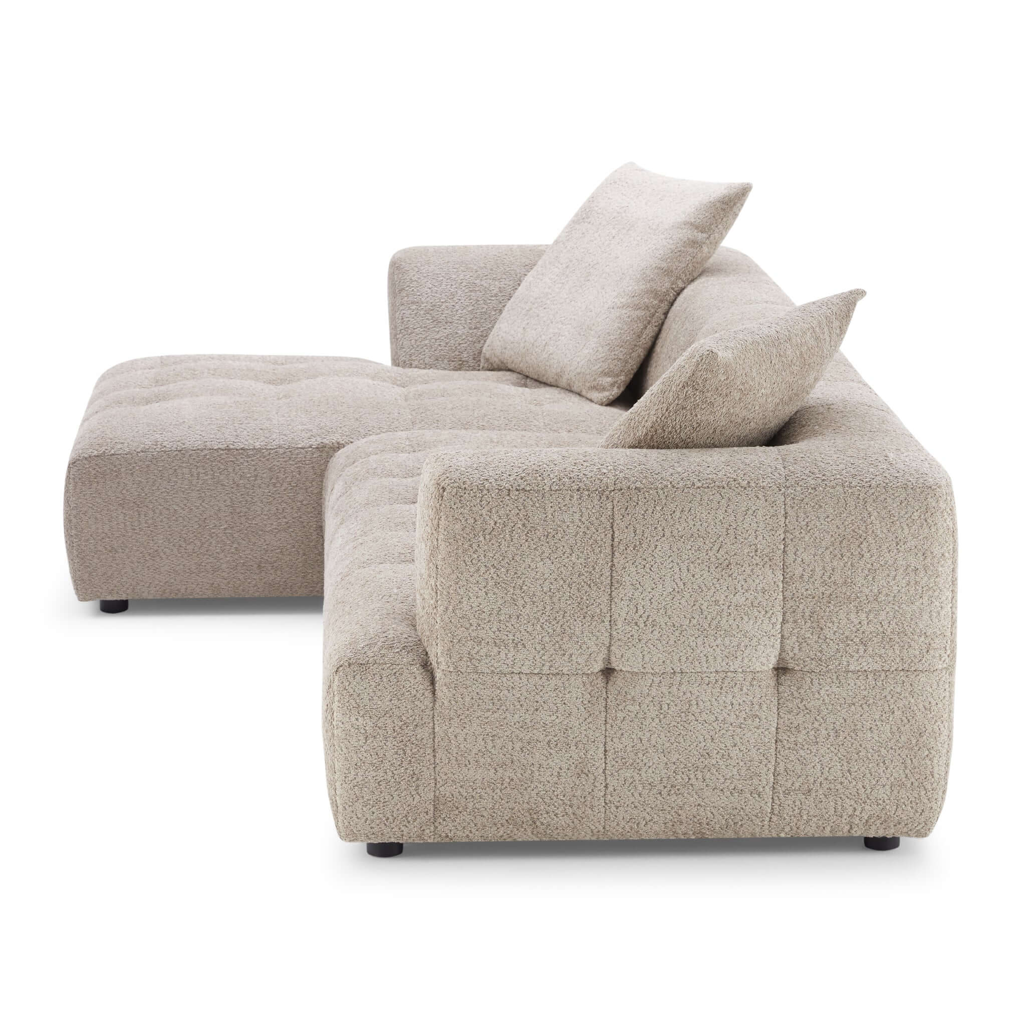 Kaynes  Boucle Sectional Sofa