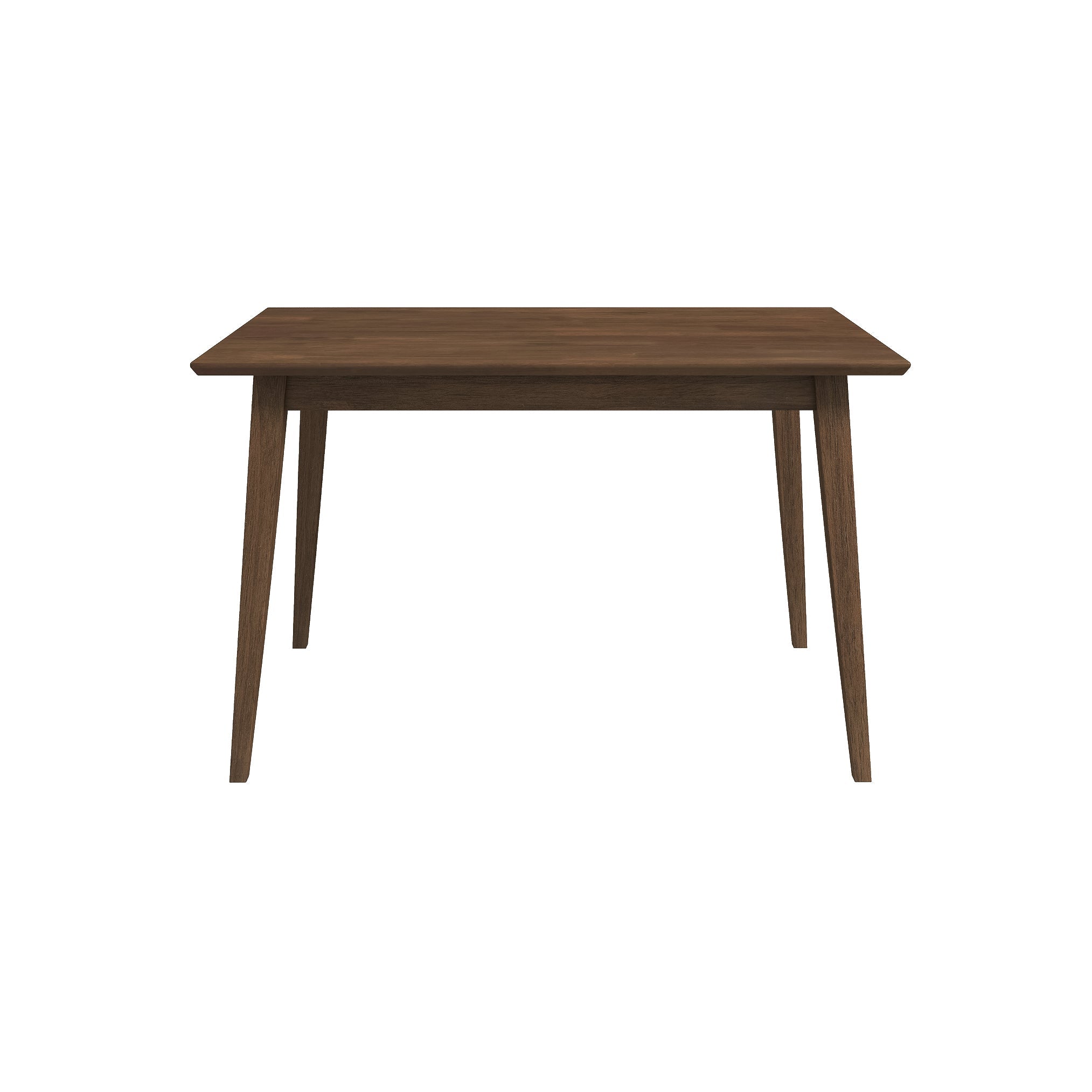 #Color_Walnut Levi Modern Style Solid Wood Rectangular Dining Kitchen Table