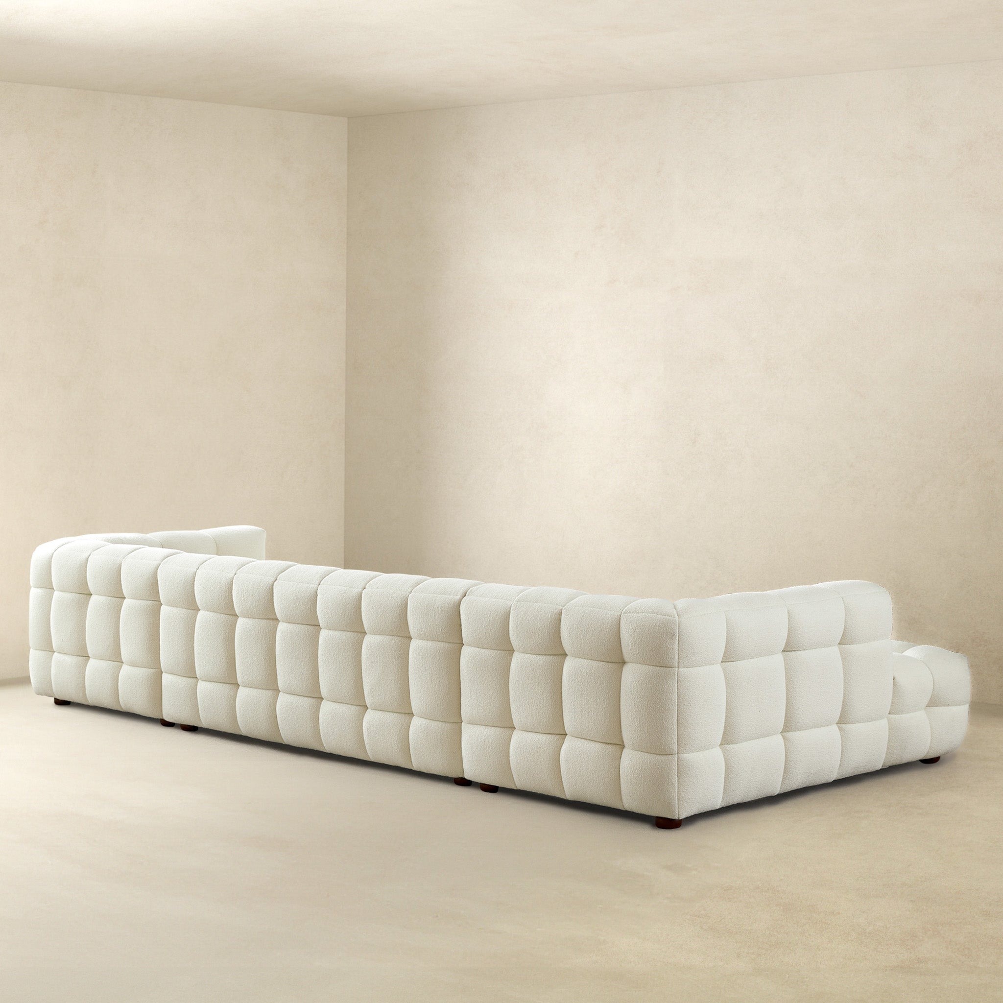 Morrison U Shape Corner Sofa (Cream Boucle)