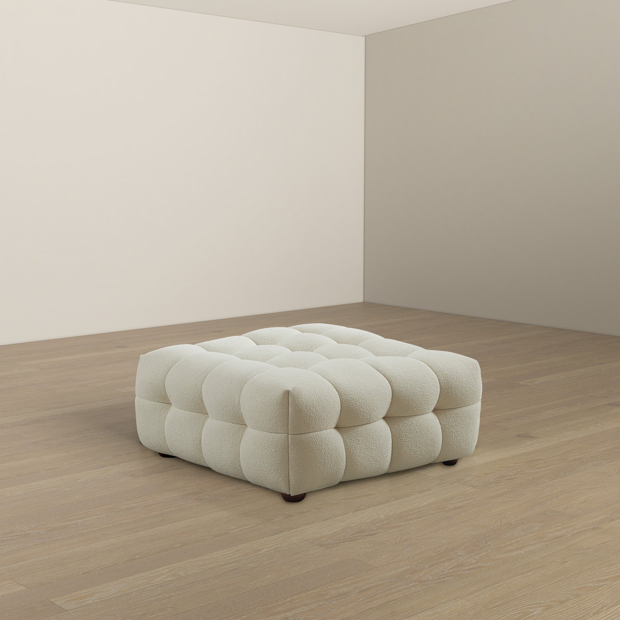 Morrison Ottoman (Cream Boucle)