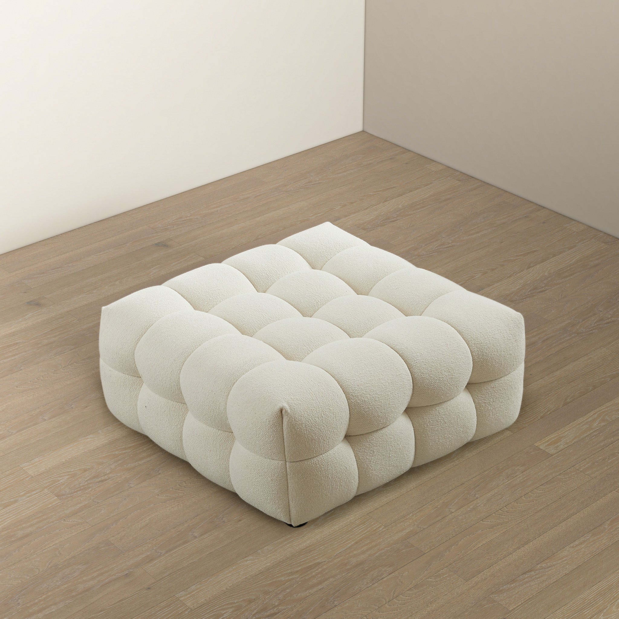 Morrison Ottoman (Cream Boucle)