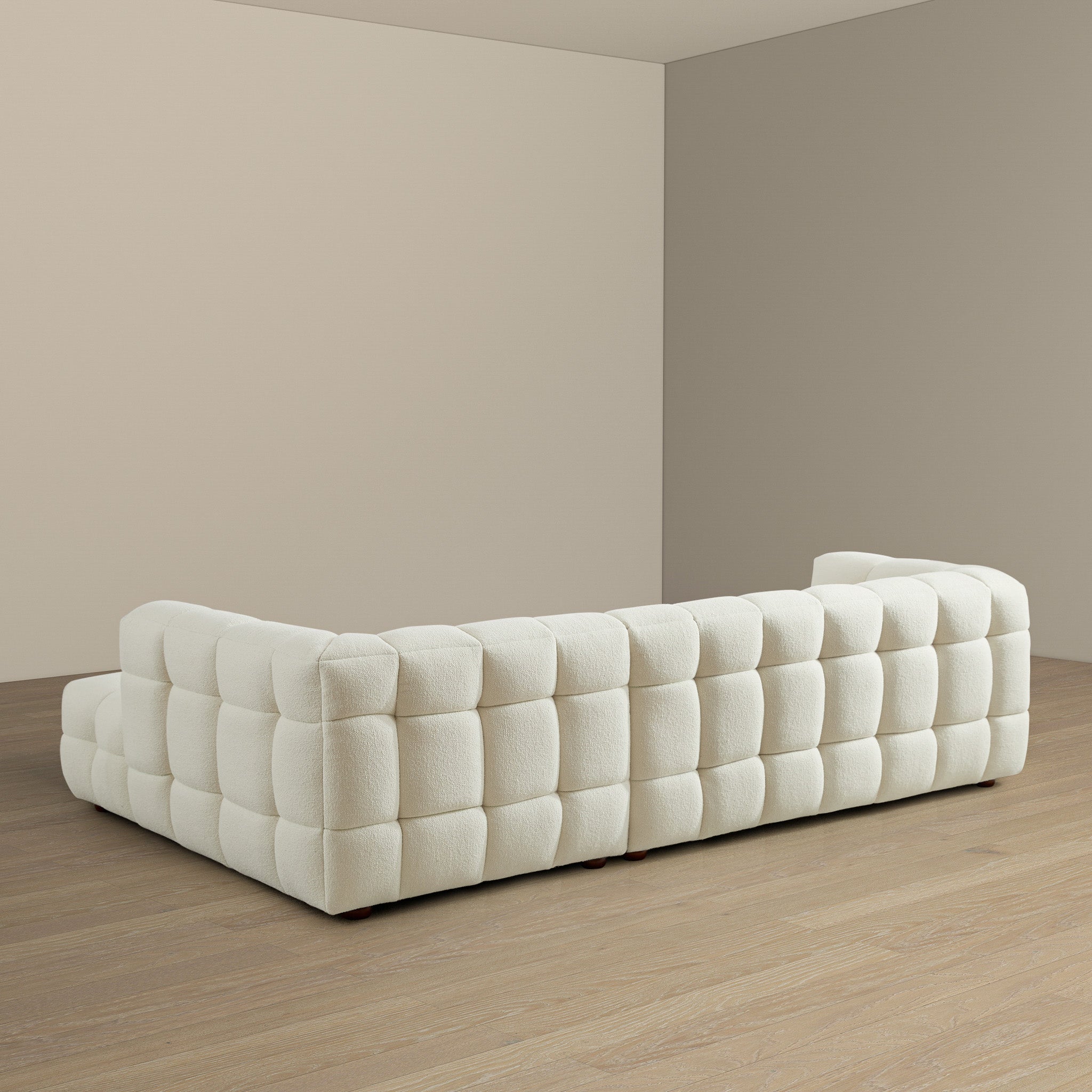 Morrison Right Sectional Sofa (Cream Boucle)