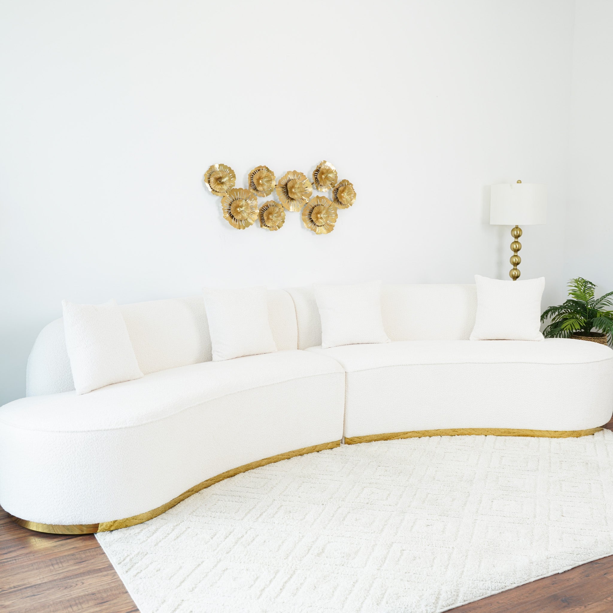 Otero Ivory Boucle Sofa