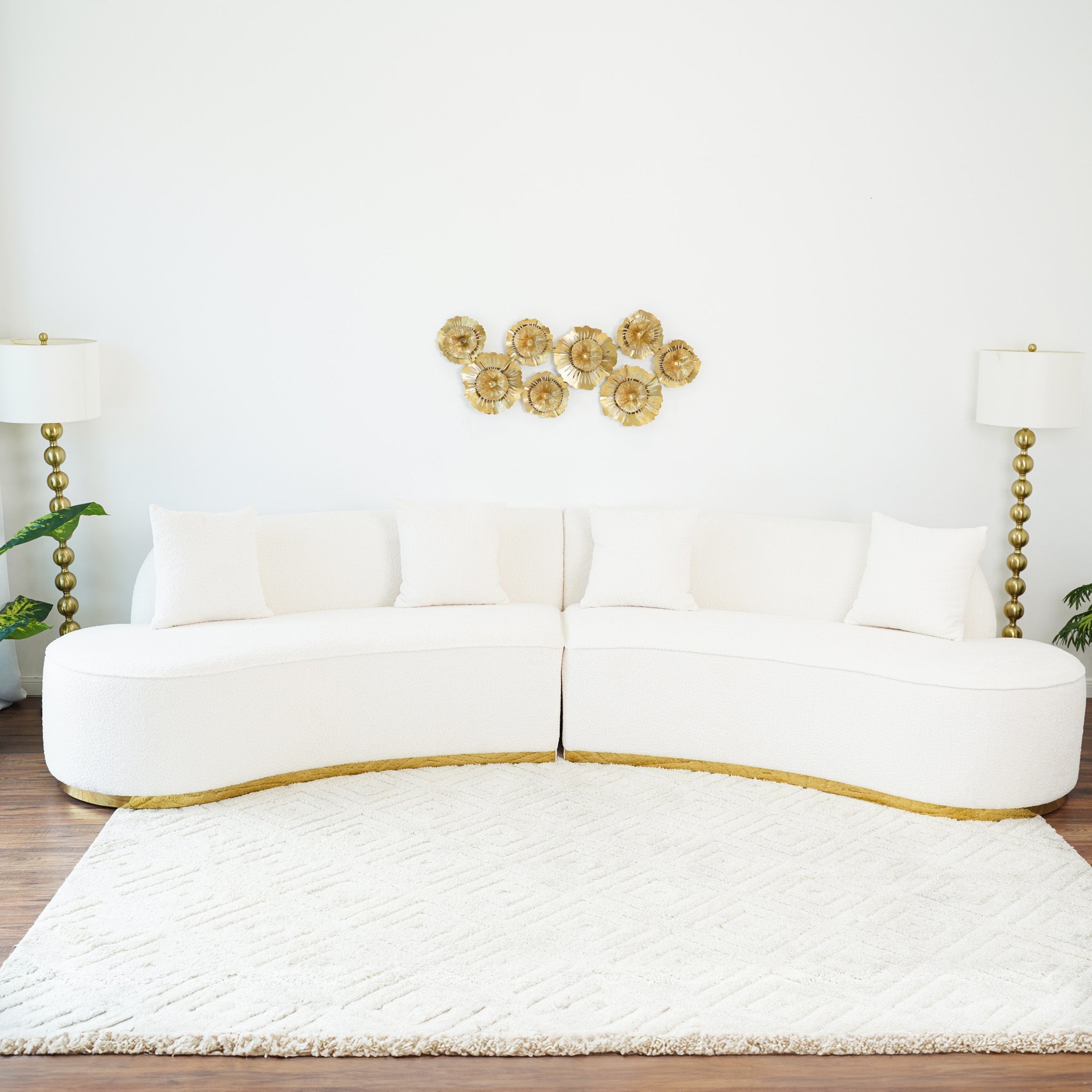 Otero Ivory Boucle Sofa