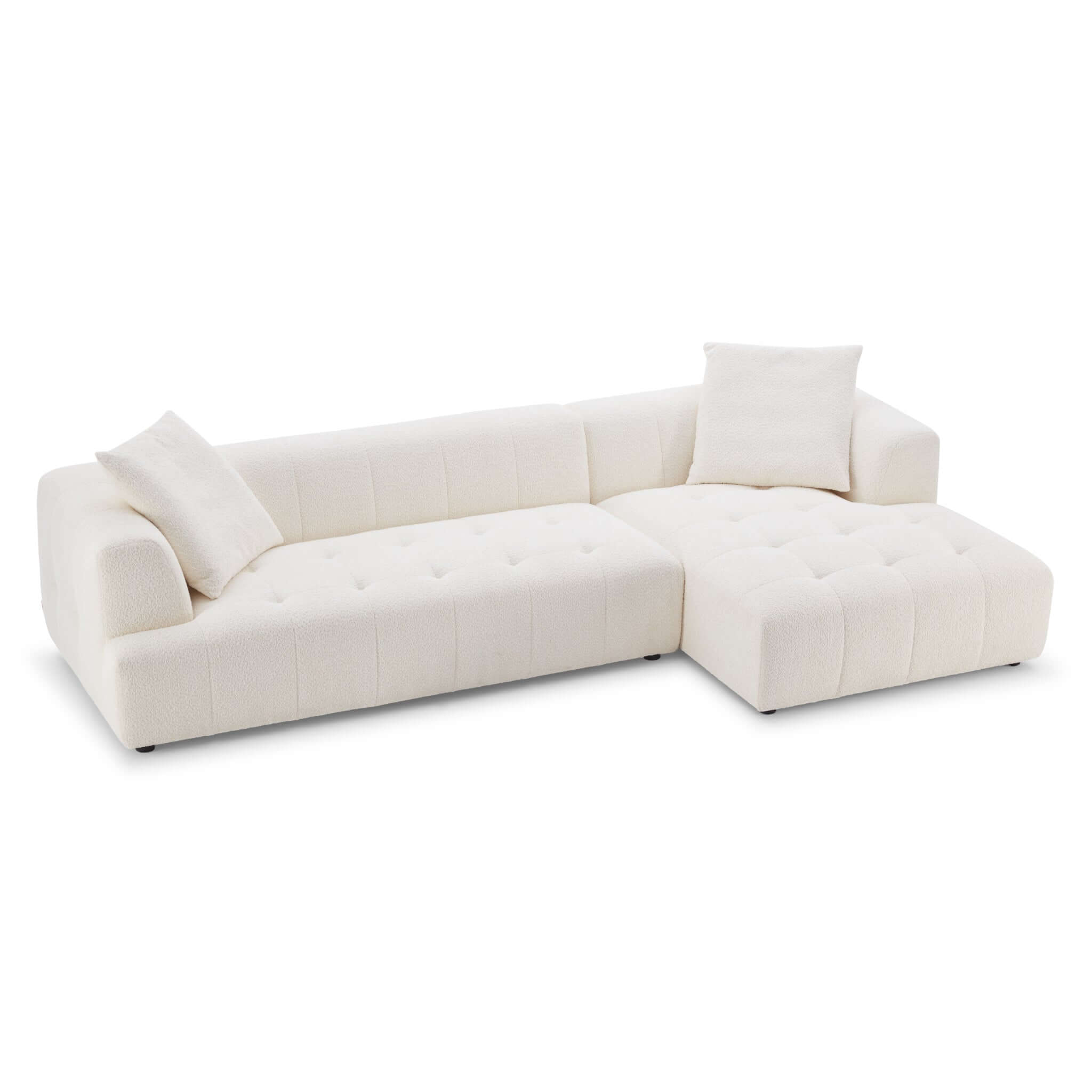 Kaynes  Boucle Sectional Sofa