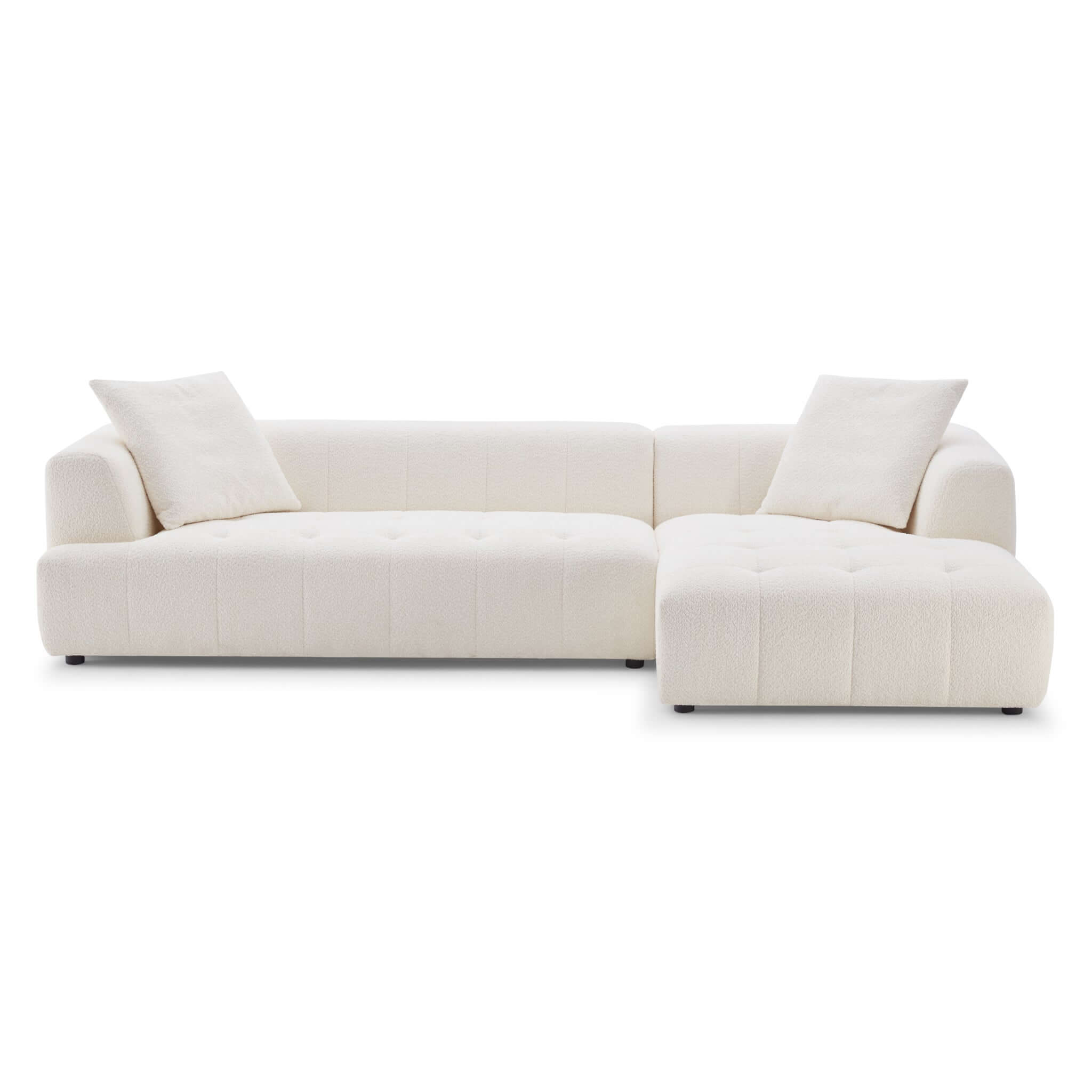 Kaynes  Boucle Sectional Sofa