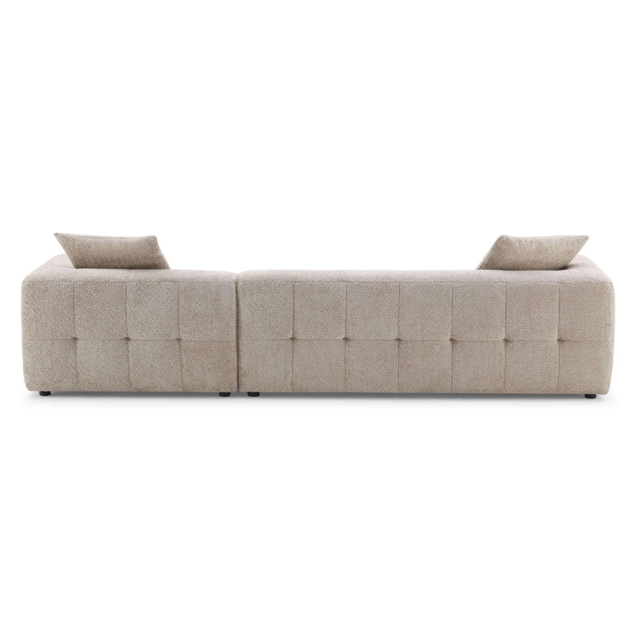 #Color_Mocha Boucle Sofa