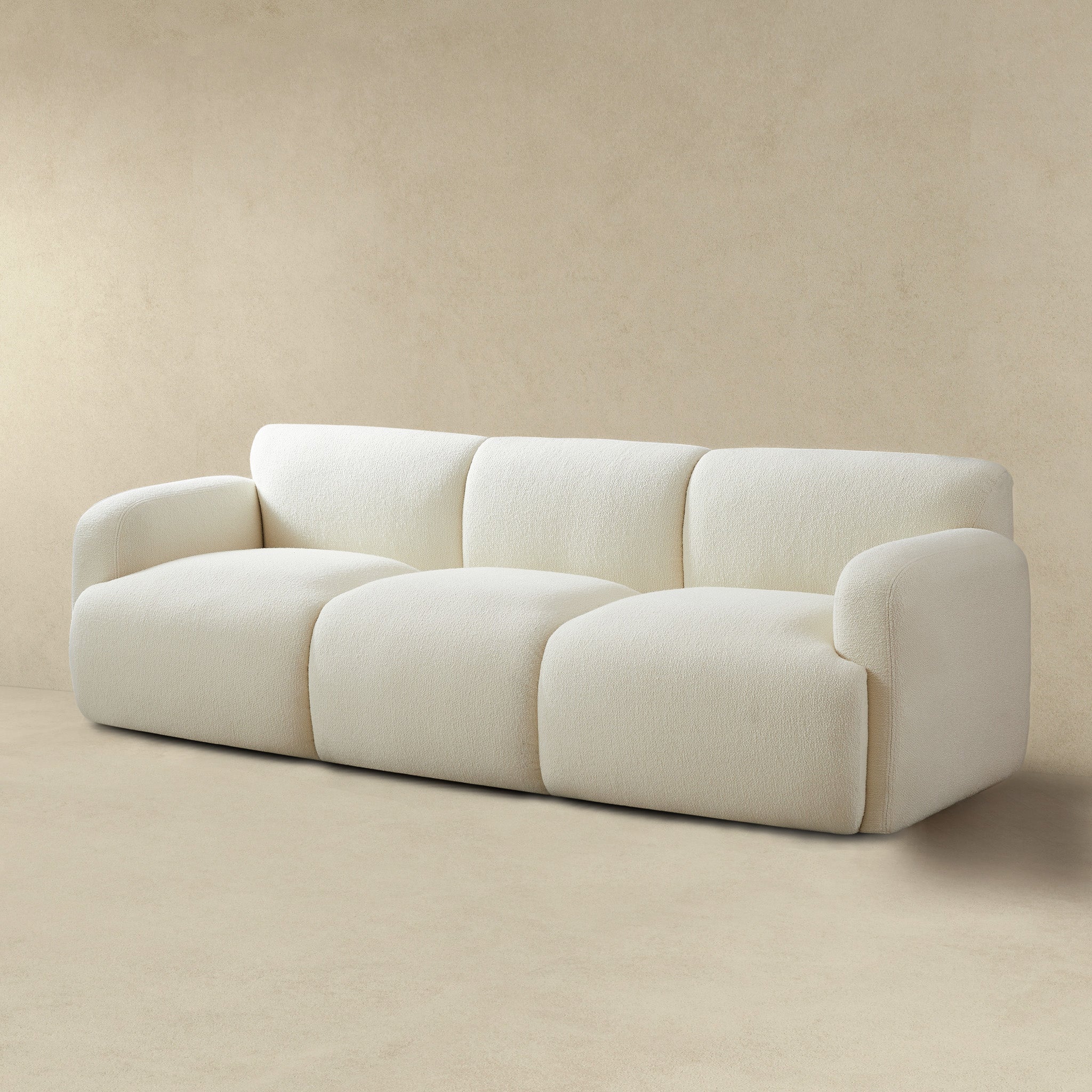 Simone Sofa (Cream Boucle)