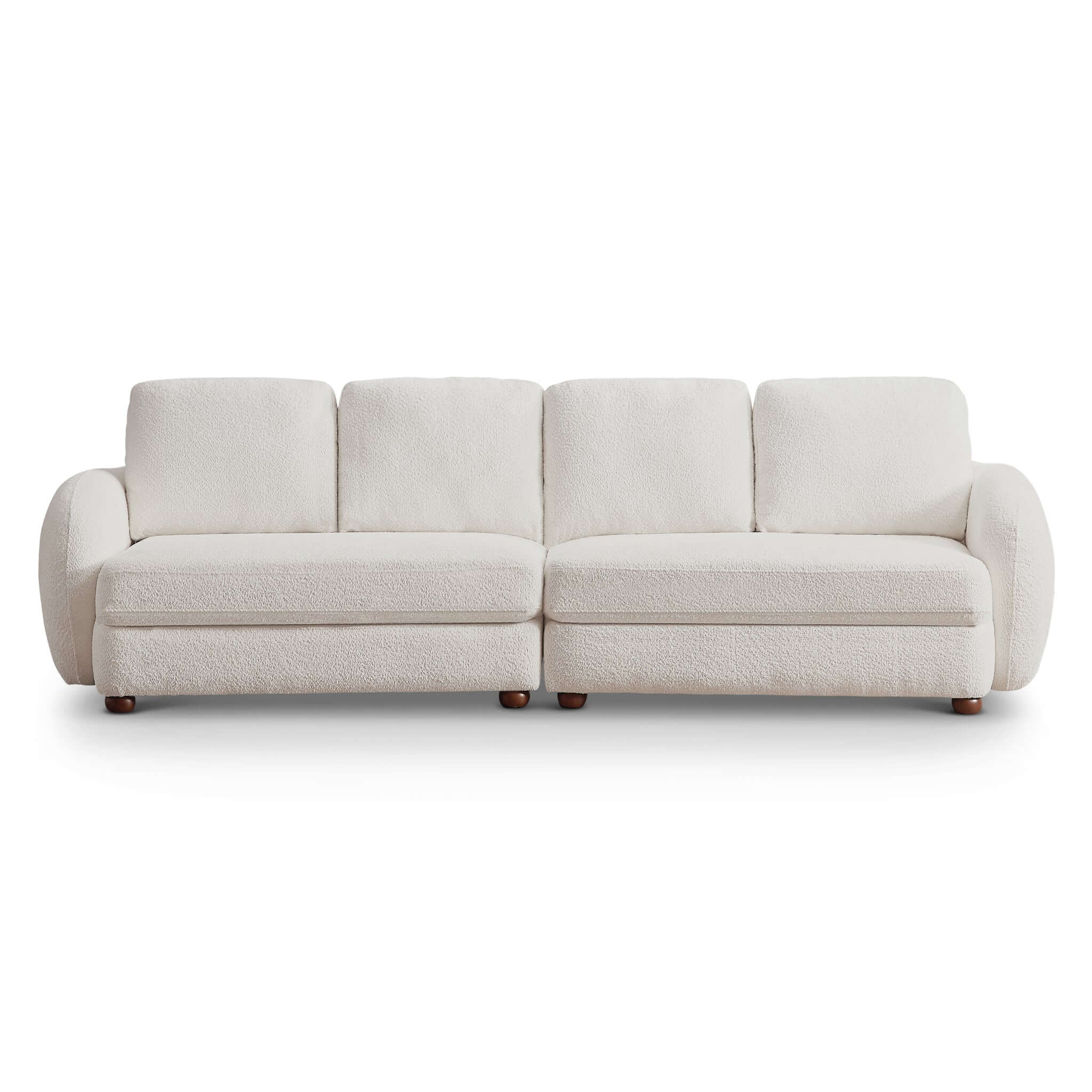 Paton  114.5'' Boucle Fabric Sofa