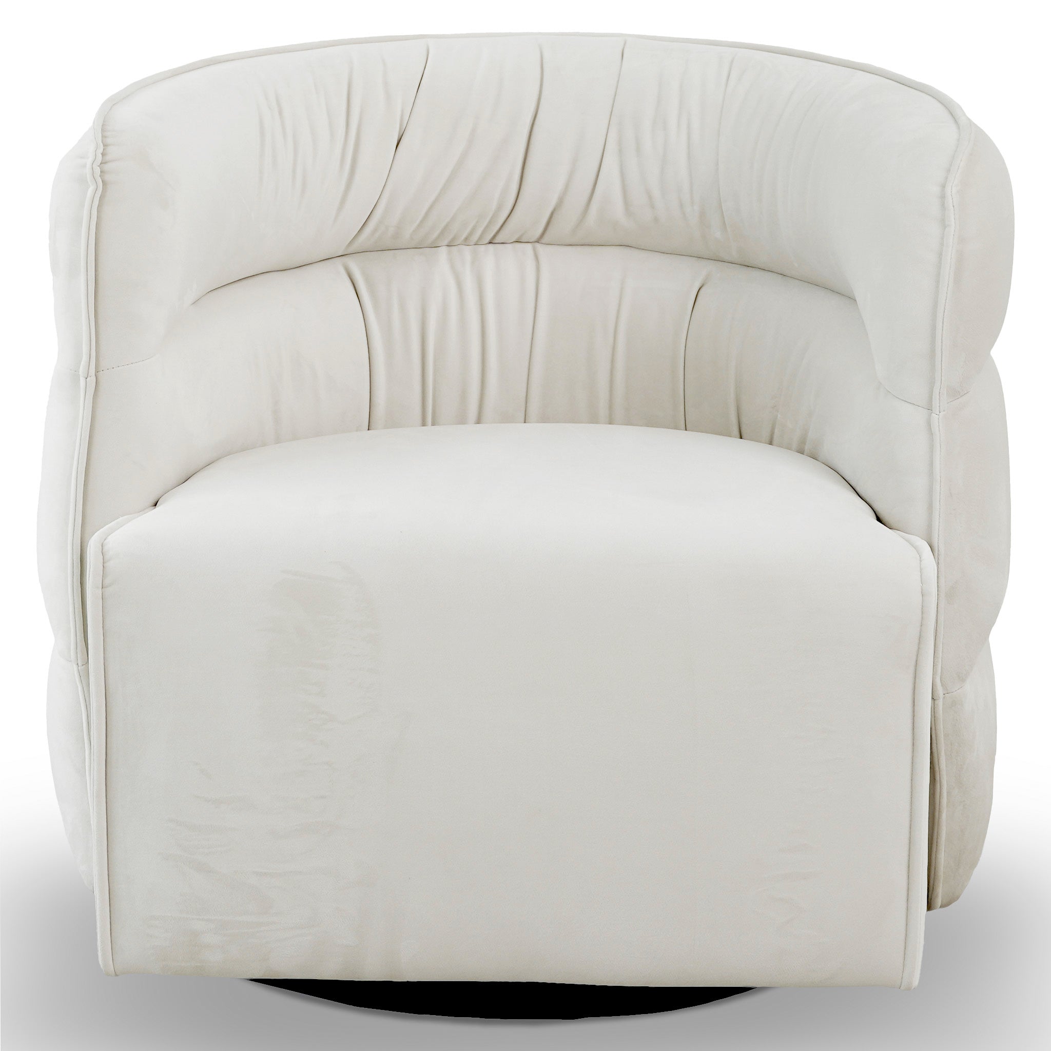 Walden Swivel Chair - Cream Velvet