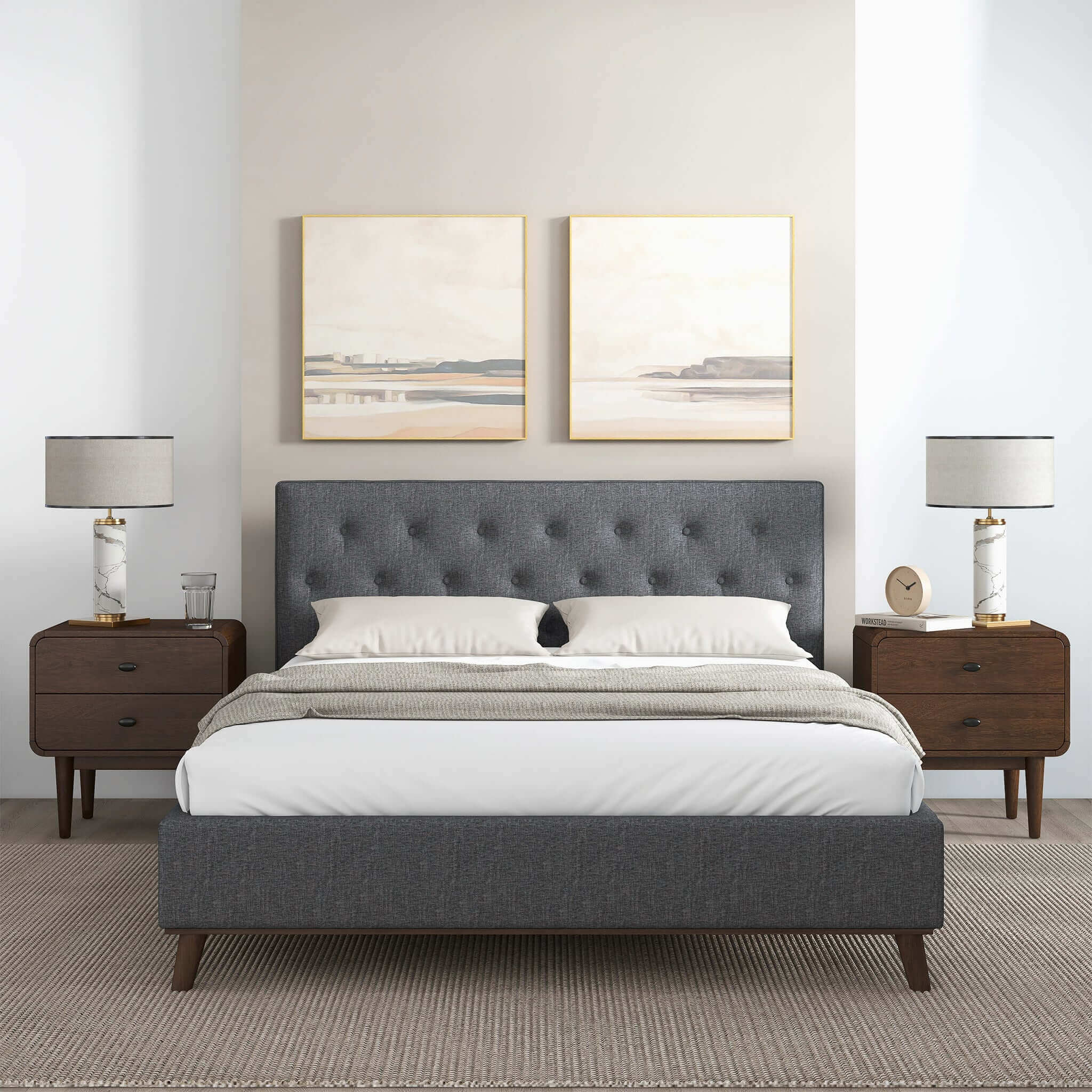 Graceville  King Fabric Platform Bed