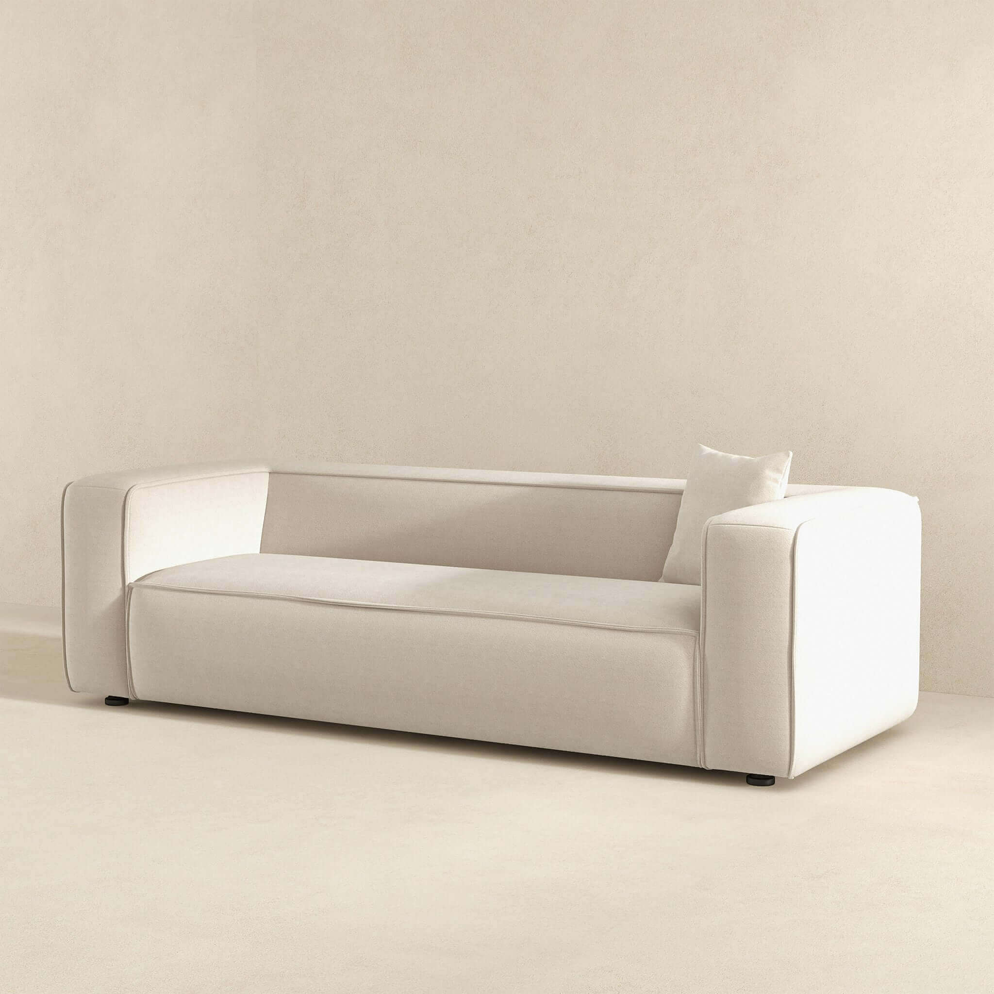 Marshall Modern Cream Boucle Sofa