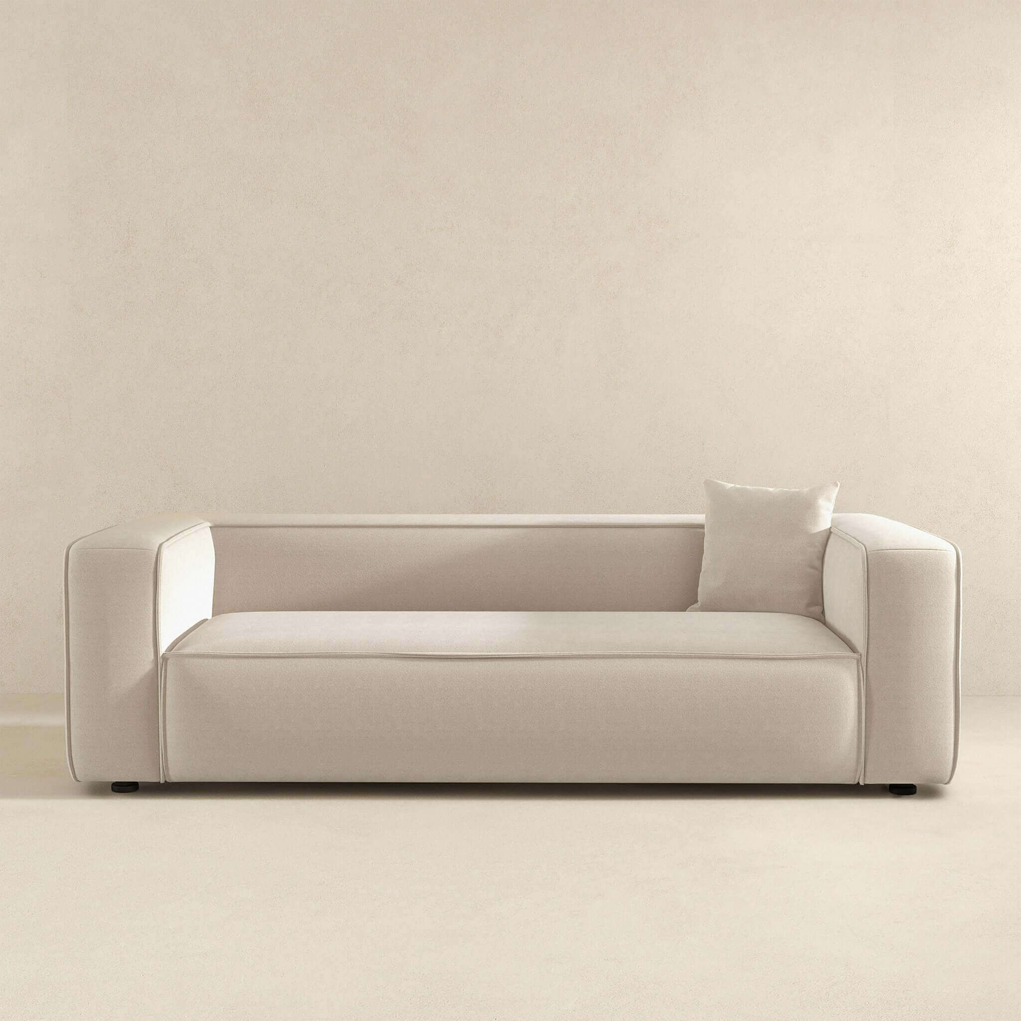 Marshall Modern Cream Boucle Sofa