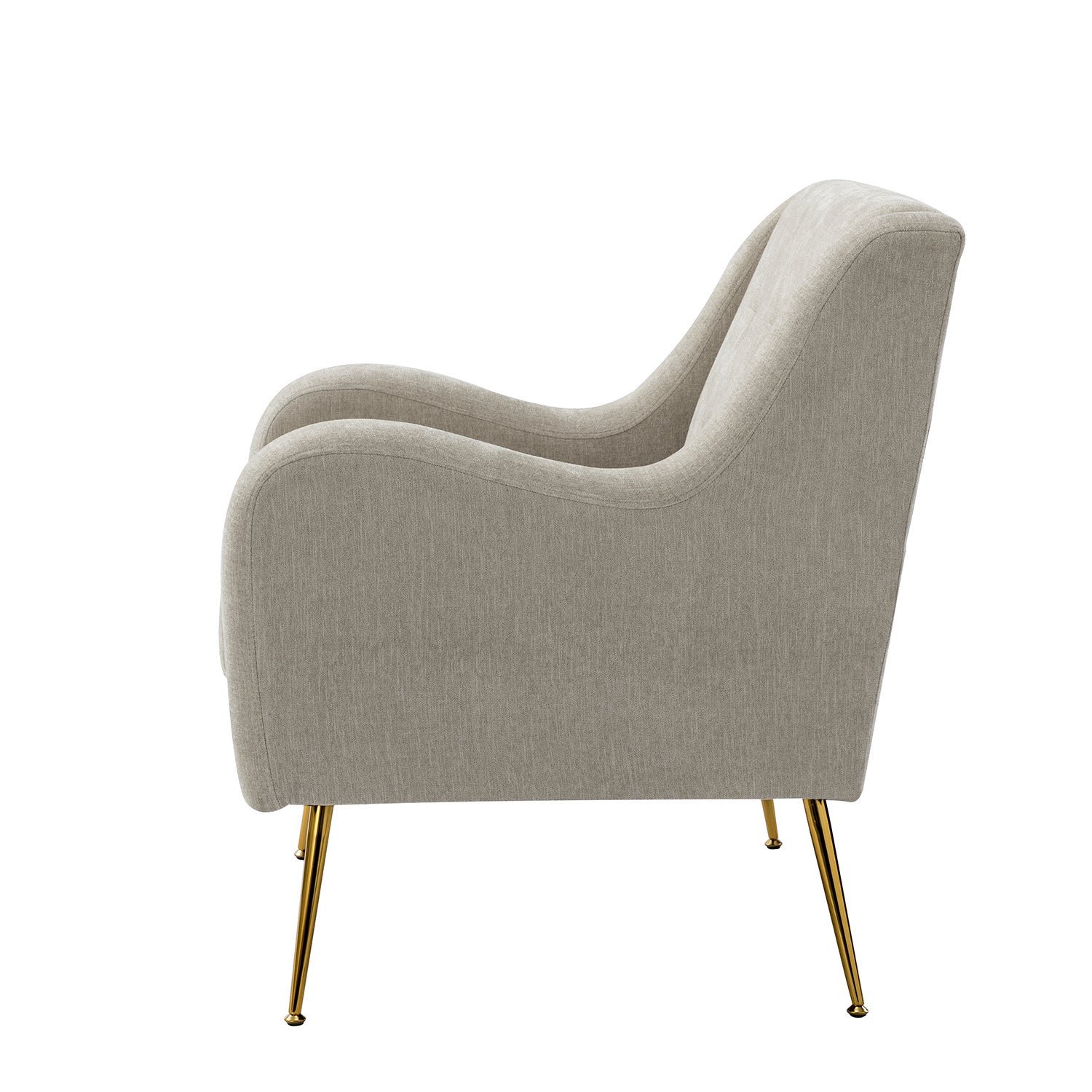 Armchair in Light GrayFabric