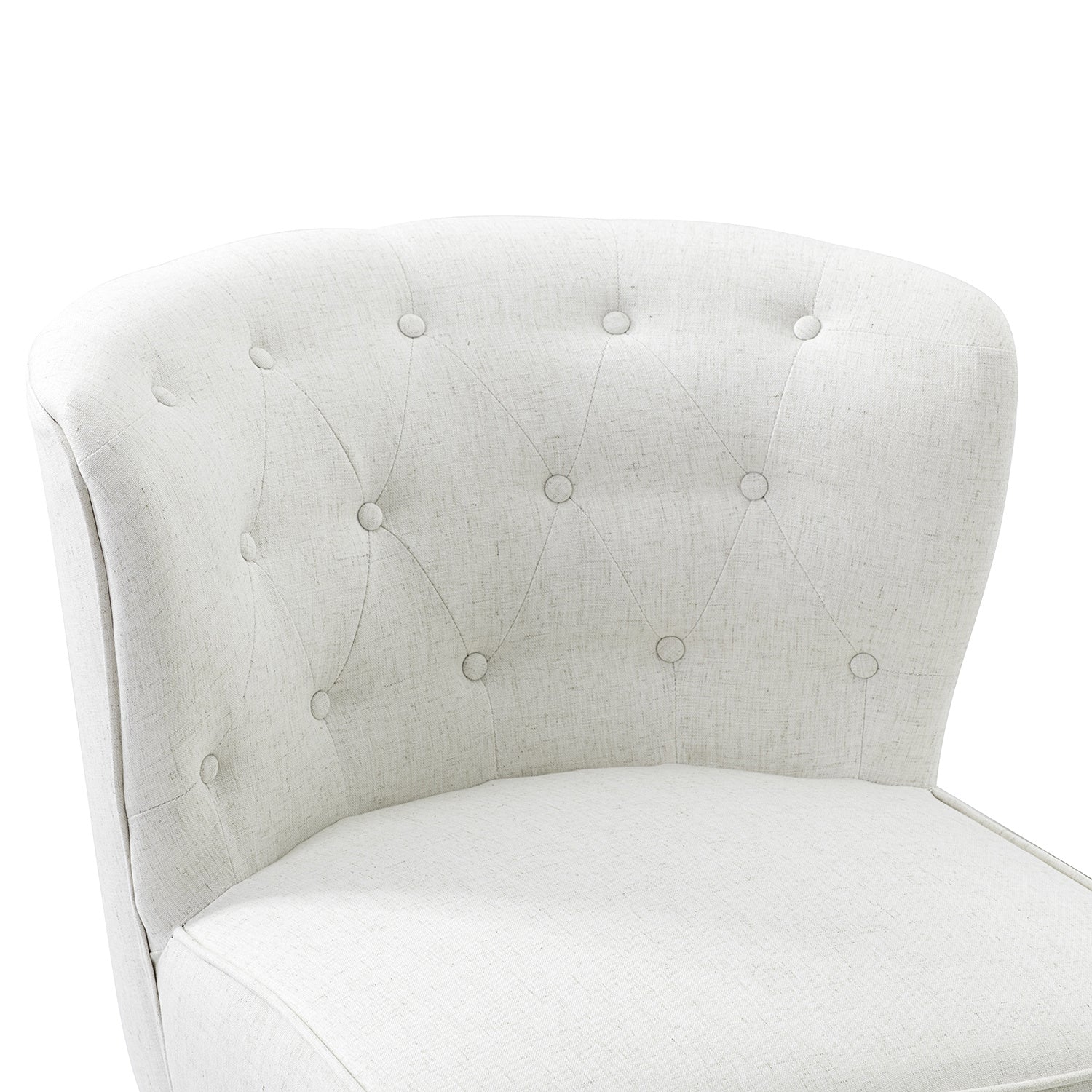 Chair in Ivory Velvet