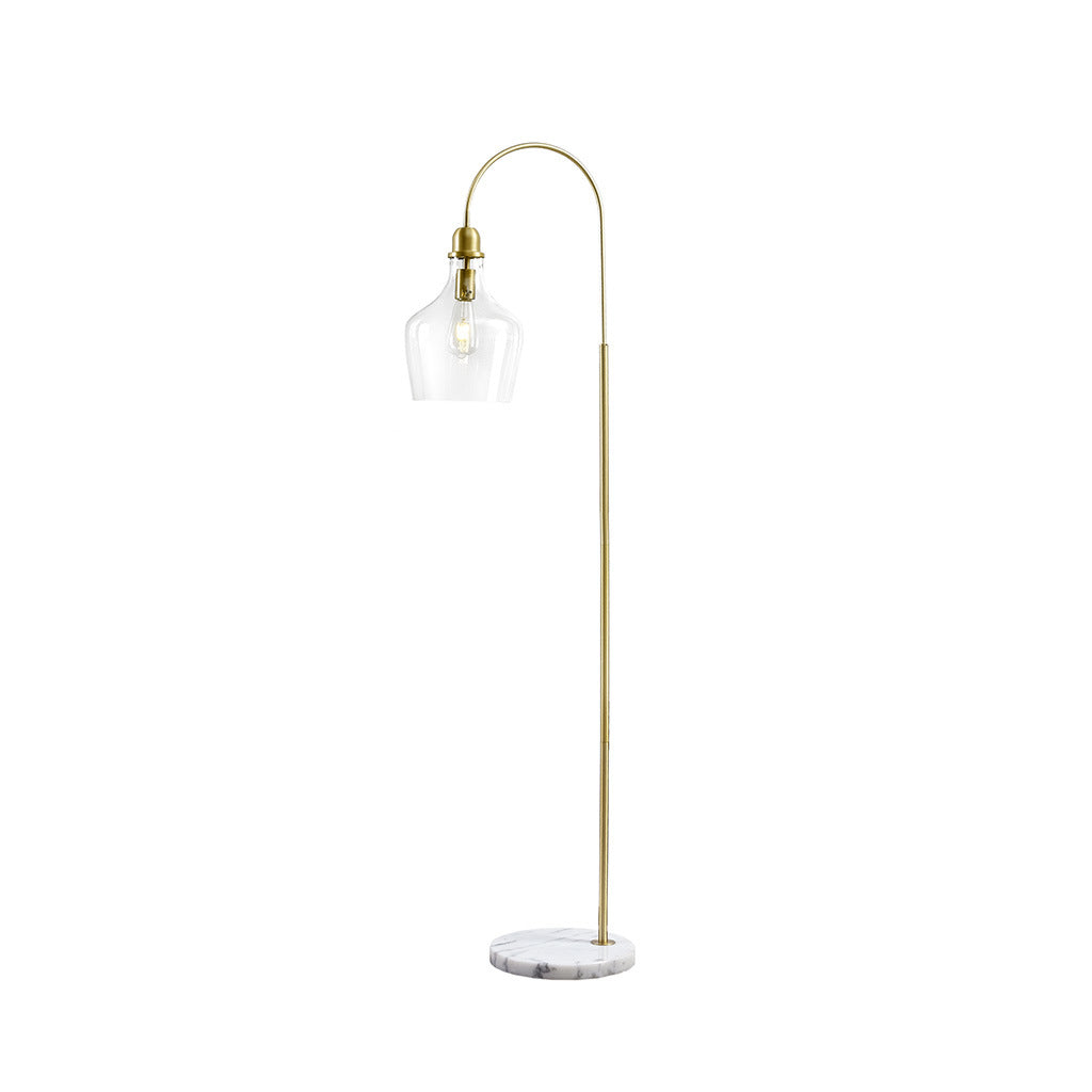 Arched Floor Lamp Marble Base