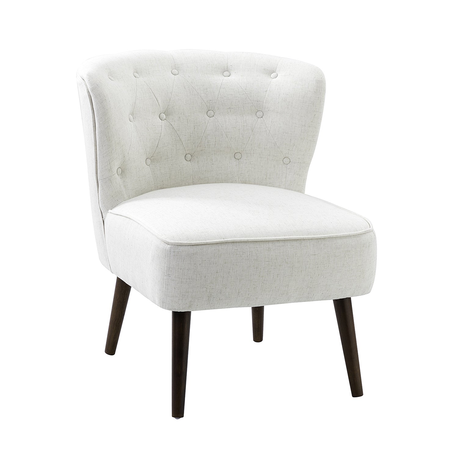 Chair in Ivory Velvet