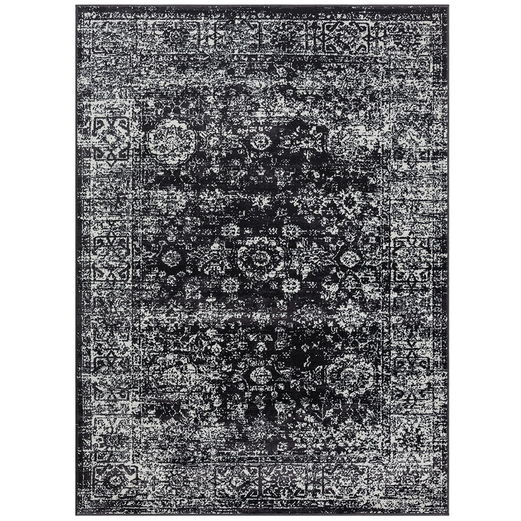 Distressed Vintage Persian Woven Area Rug 8x10'