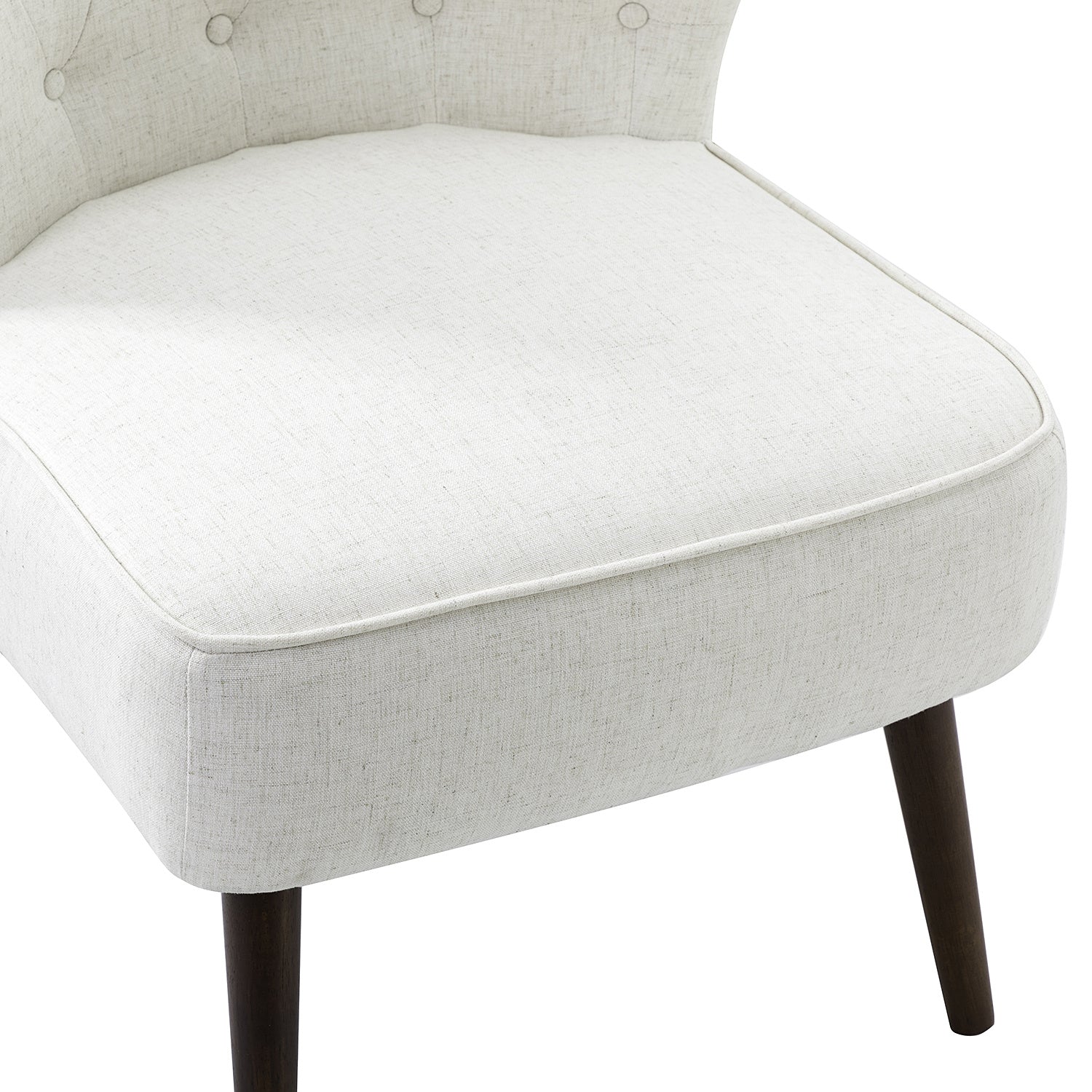 Chair in Ivory Velvet