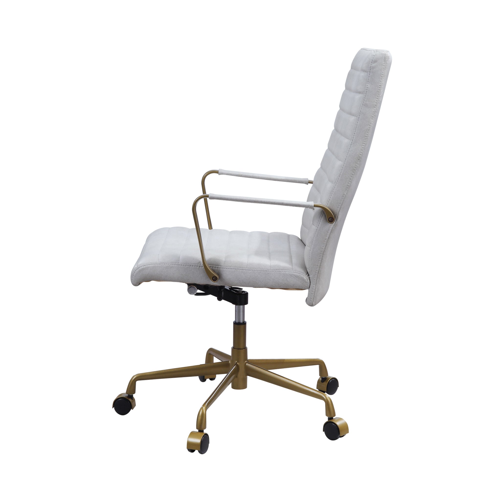 White Leather Chair Office