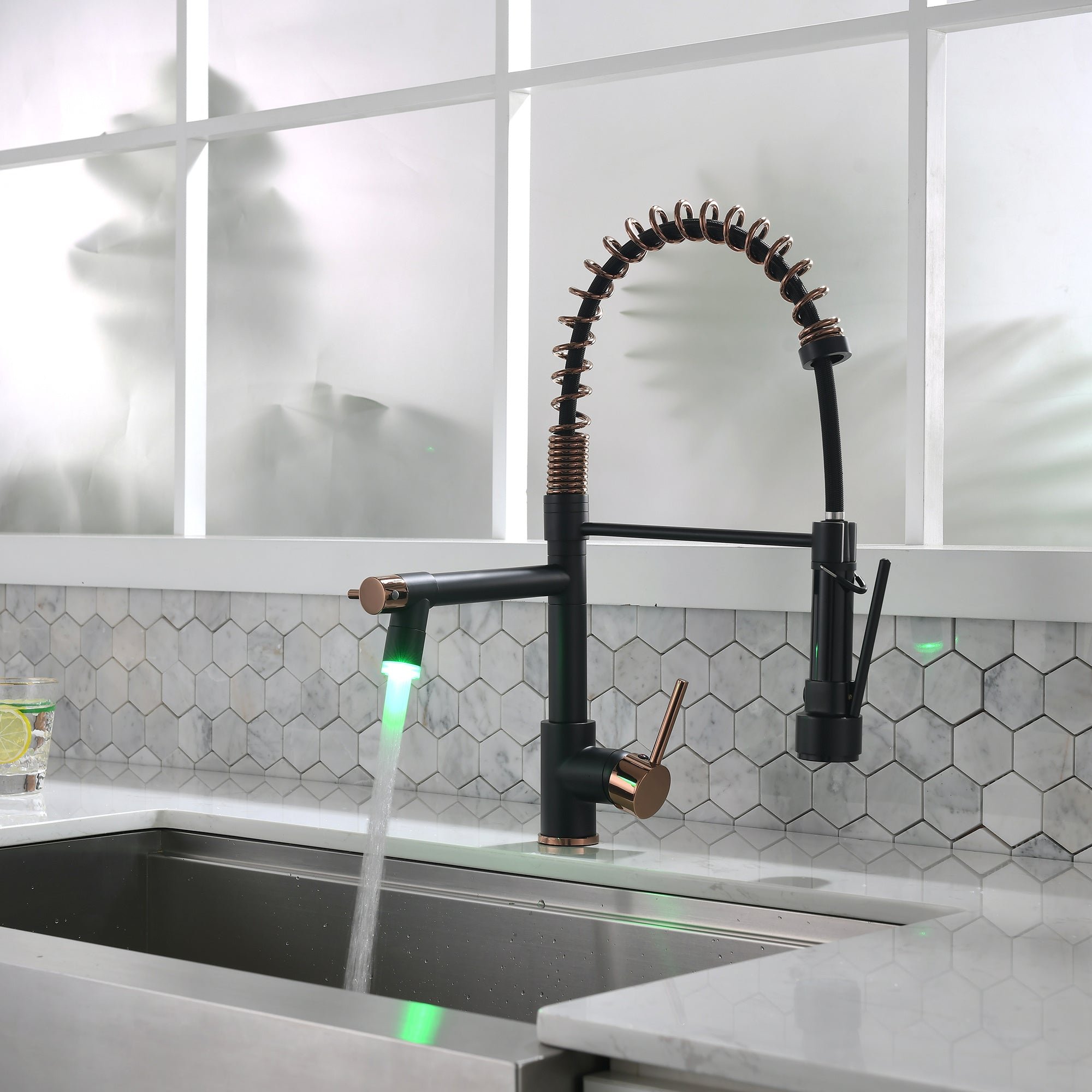 Pull Down Kitchen Faucet with Sprayer