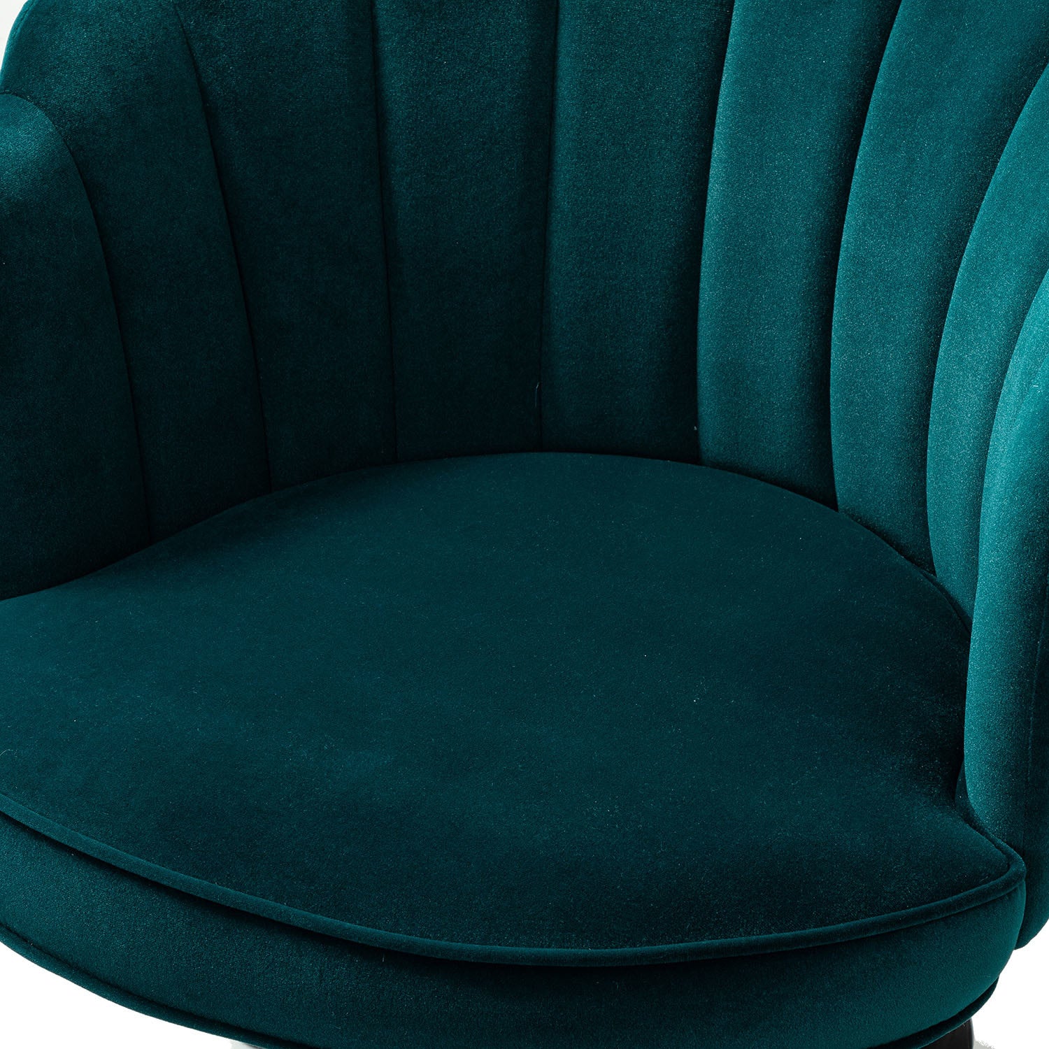 Office Chair in Blue Velvet