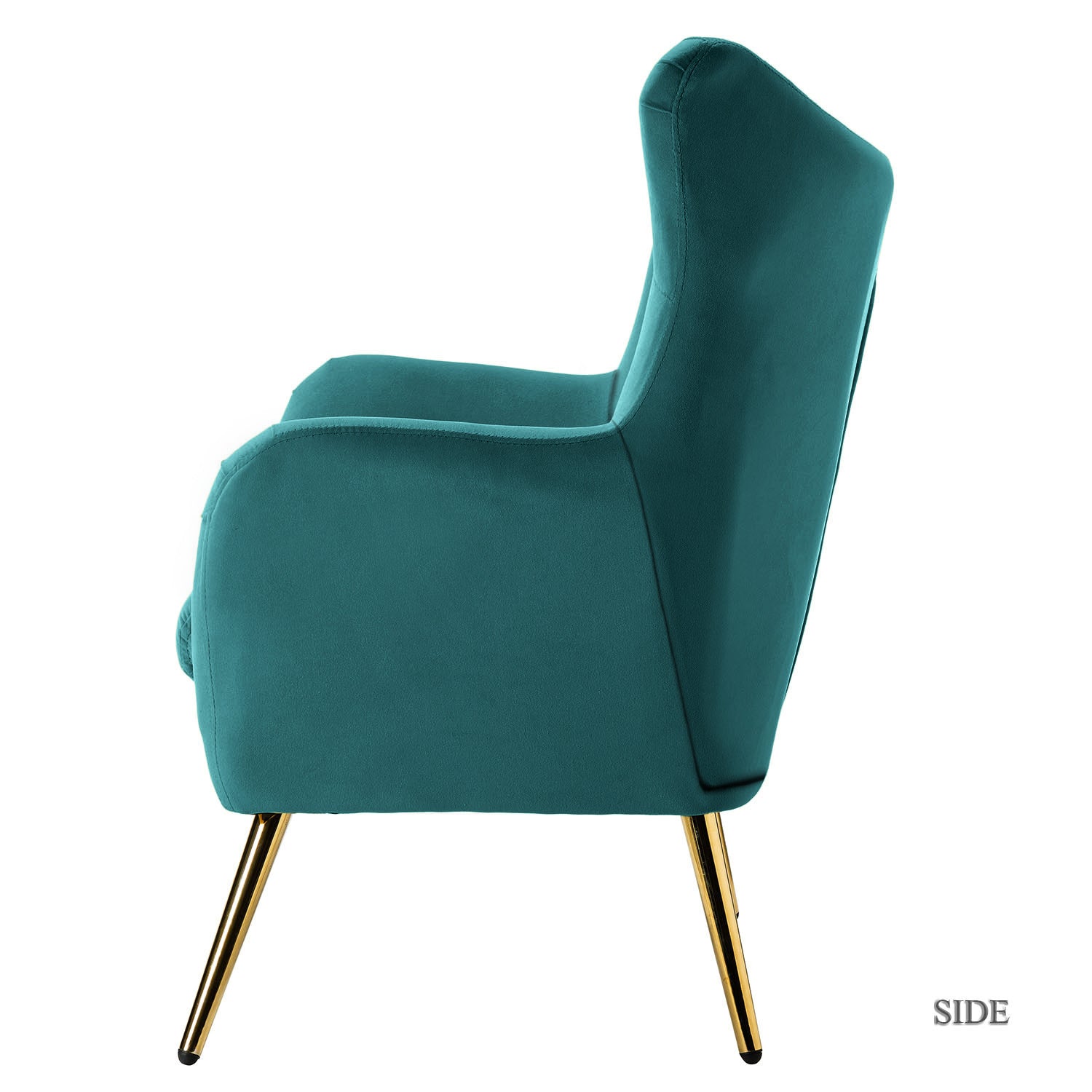 Armchair in Blue Velvet