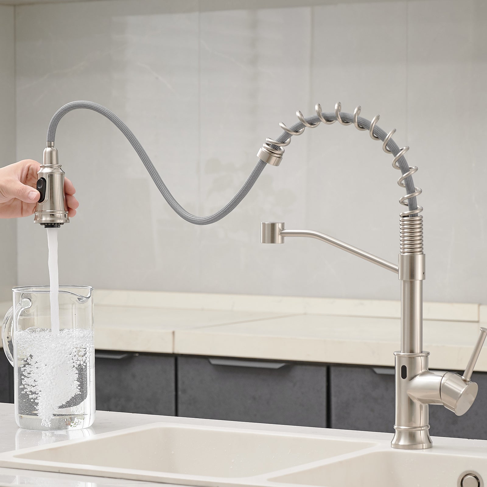 Smart Touch Pull Down Kitchen Faucet