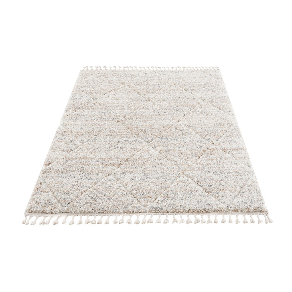 Talas Trellis Area Rug in Cream 5x7'