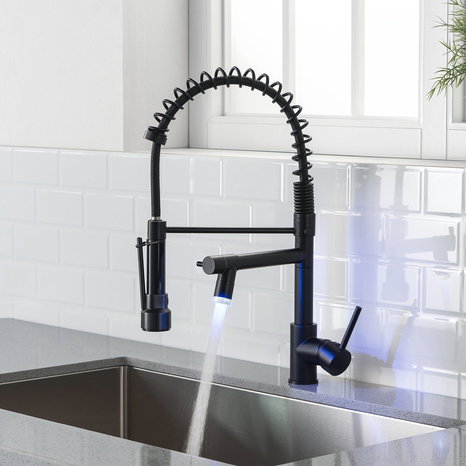 Pull Down Kitchen Faucet with Sprayer