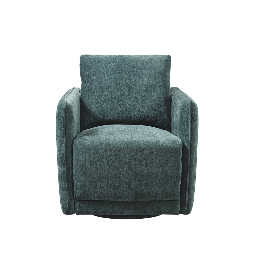 Green Velvet Swivel Chair