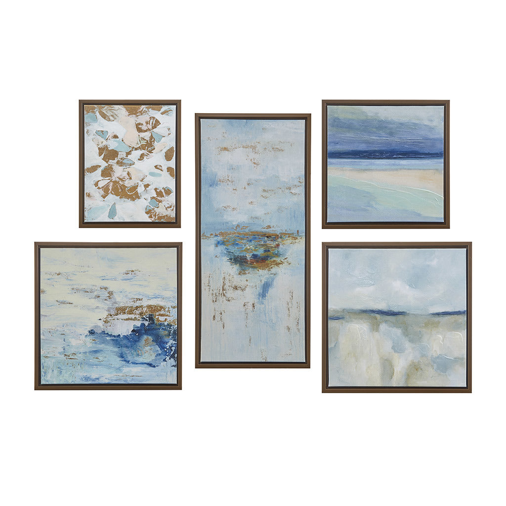 Gallery Framed 5 Piece Painting